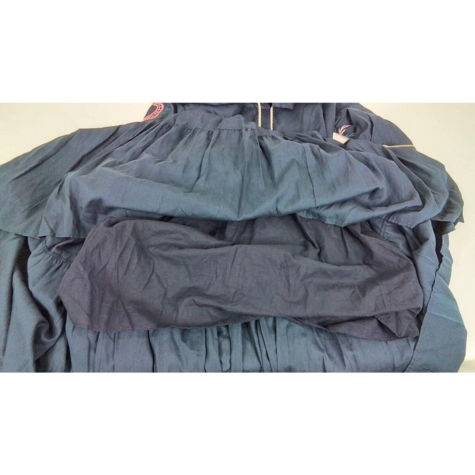 Other Lug Von Siga Dress Women's Size 36 Navy Blue Embroiderd NWT Size XS / US 0-2 / IT 36-38 - 17 Thumbnail