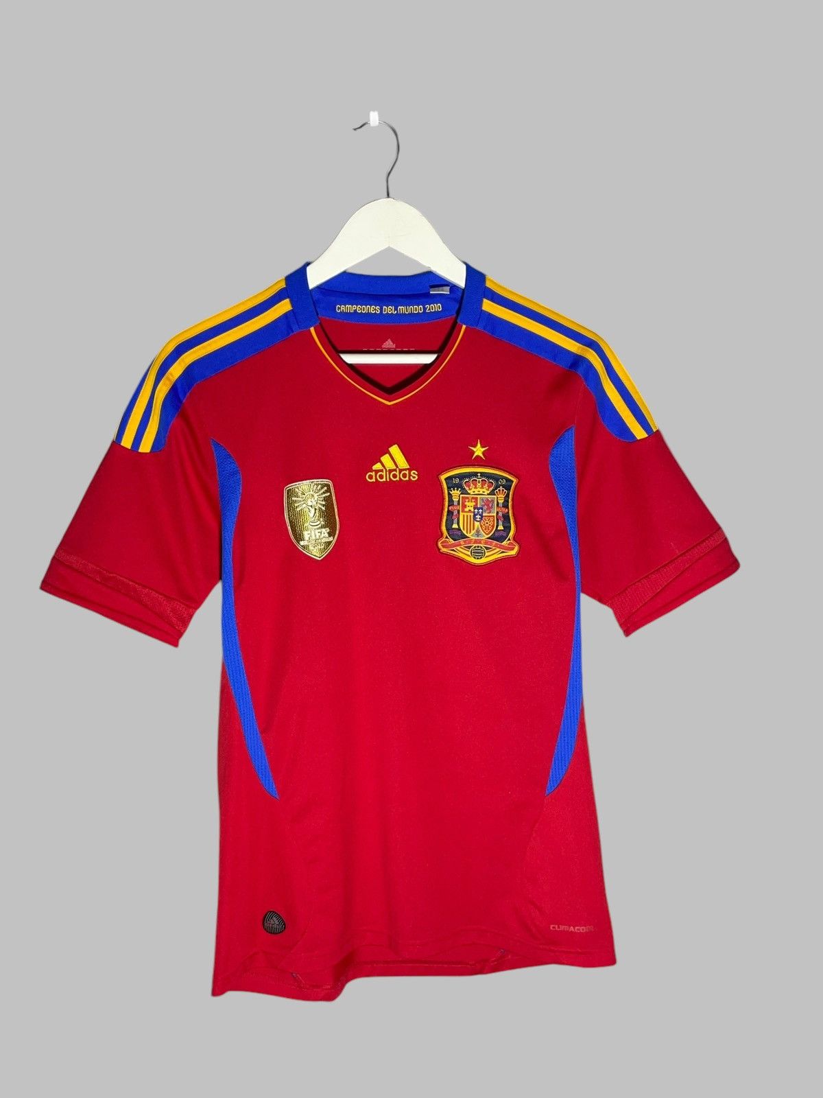 Adidas National Team Spain Adidas 2011 Home Football Shirt Size US S / EU 44-46 / 1 - 1 Thumbnail