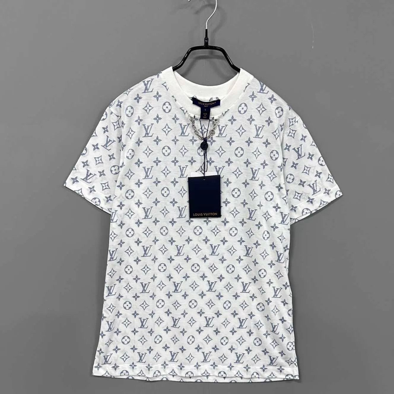 Louis Vuitton Louis Vuitton Chain Print Short Sleeve Tee S Size S / US 4 / IT 40 - 2 Thumbnail