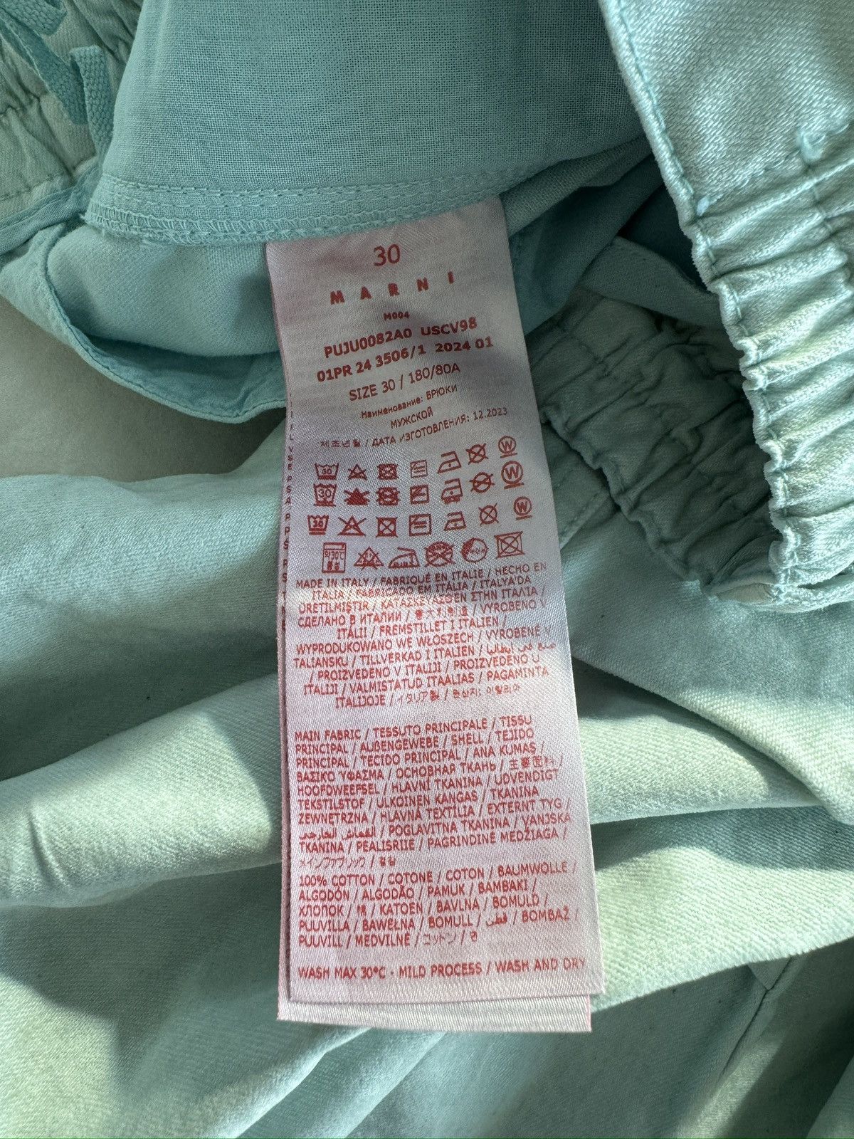 Marni $1250 Marni Garment Dyed Cotton Cargo Pants Size US 32 / EU 48 - 13 Thumbnail