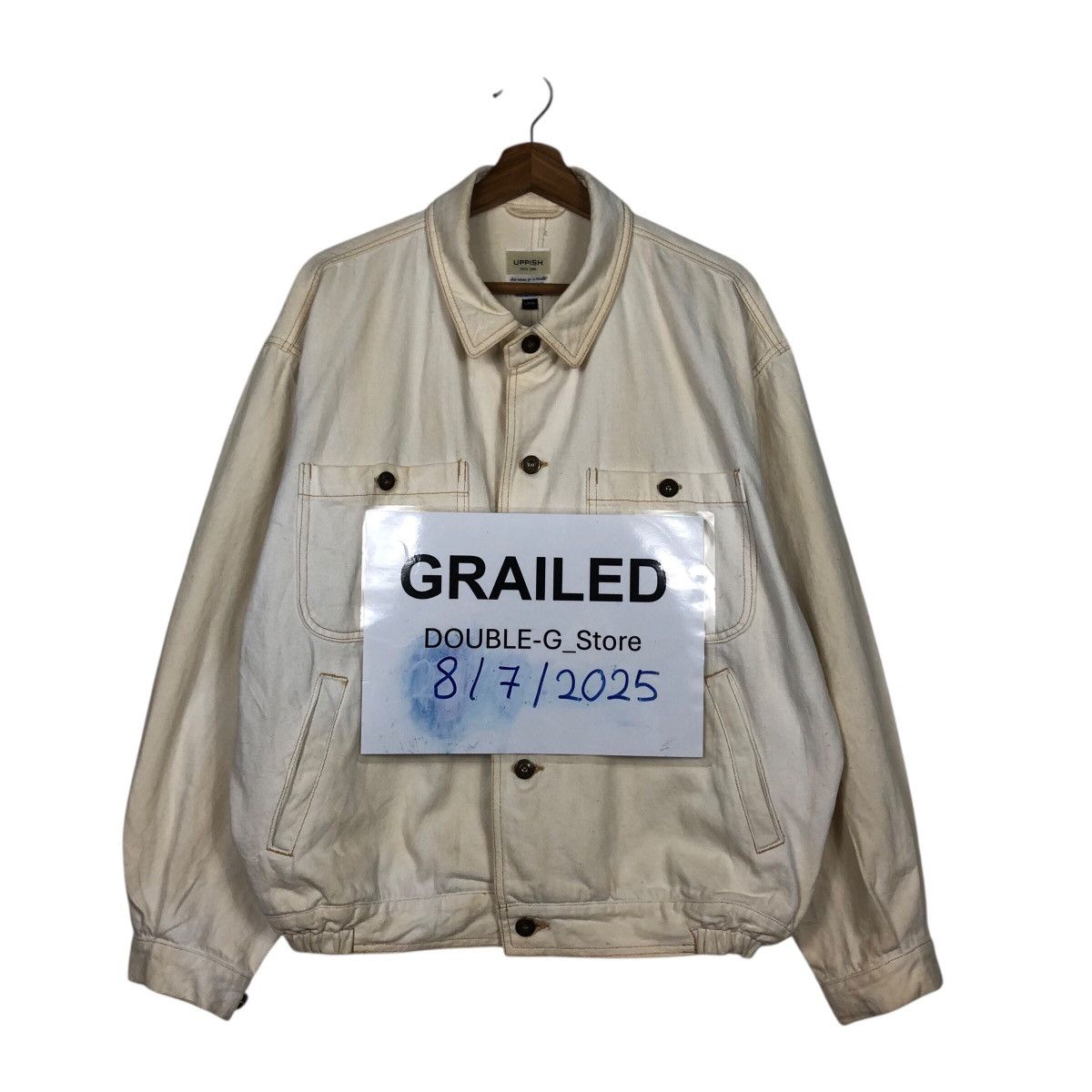 📌Vintage Chore Bomber Jacket Uppish Bondage Issey Miyake