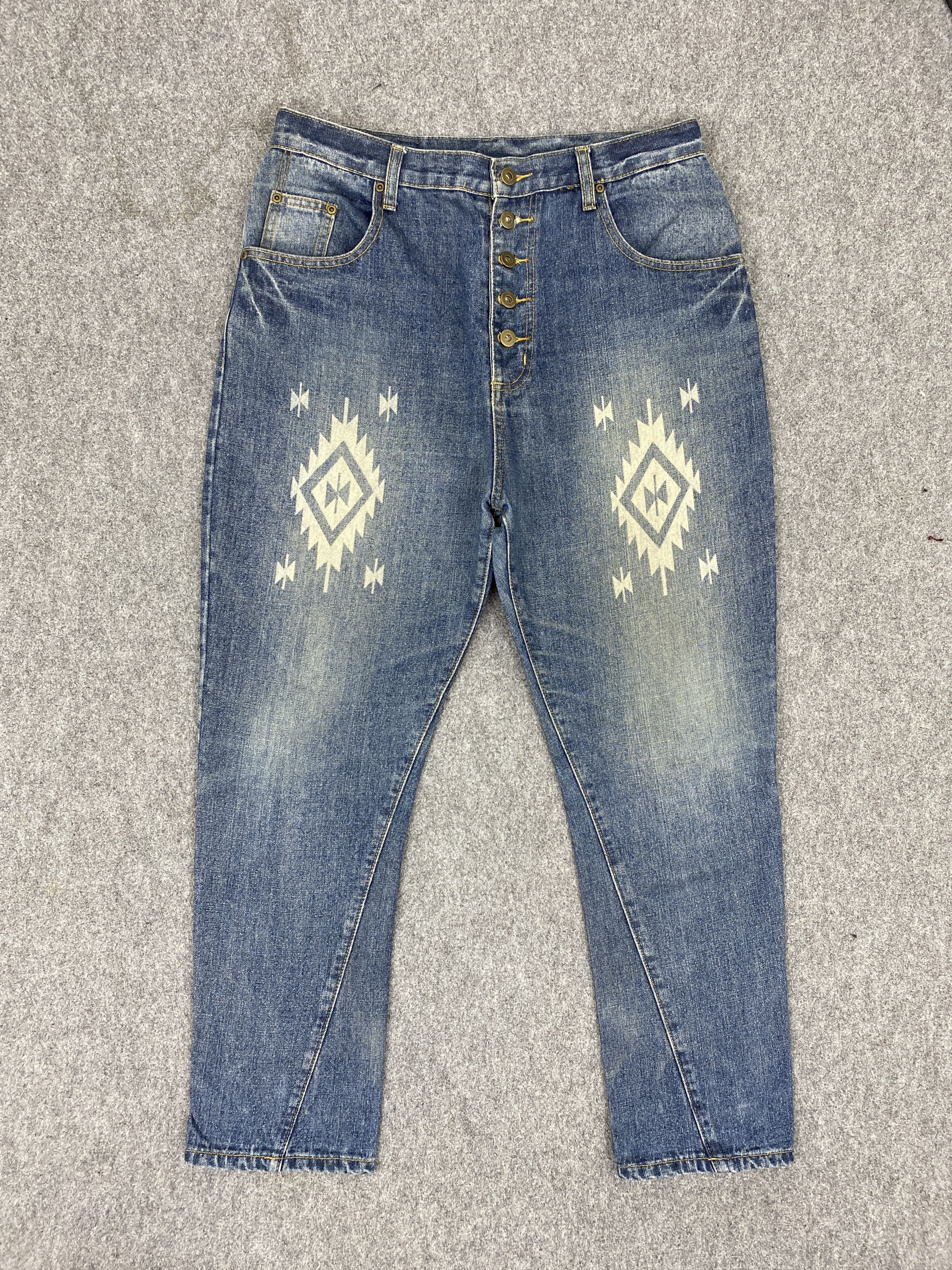 Japanese Brand Vintage Japanese Brand Native Navajo Tapered Jeans DJ0005Z Size US 32 / EU 48 - 1 Thumbnail