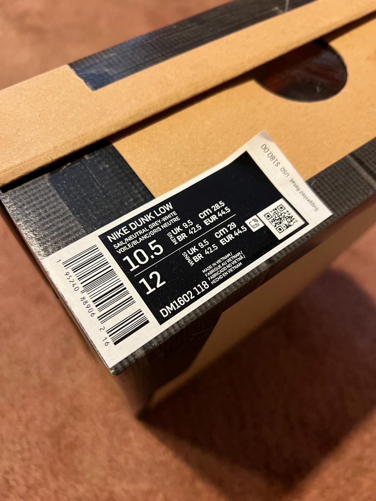 Nike 2021 Nike Off-White Dunk Low 03 of 50 DM1602 118 US10.5 Size US 10.5 / EU 43-44 - 3 Thumbnail