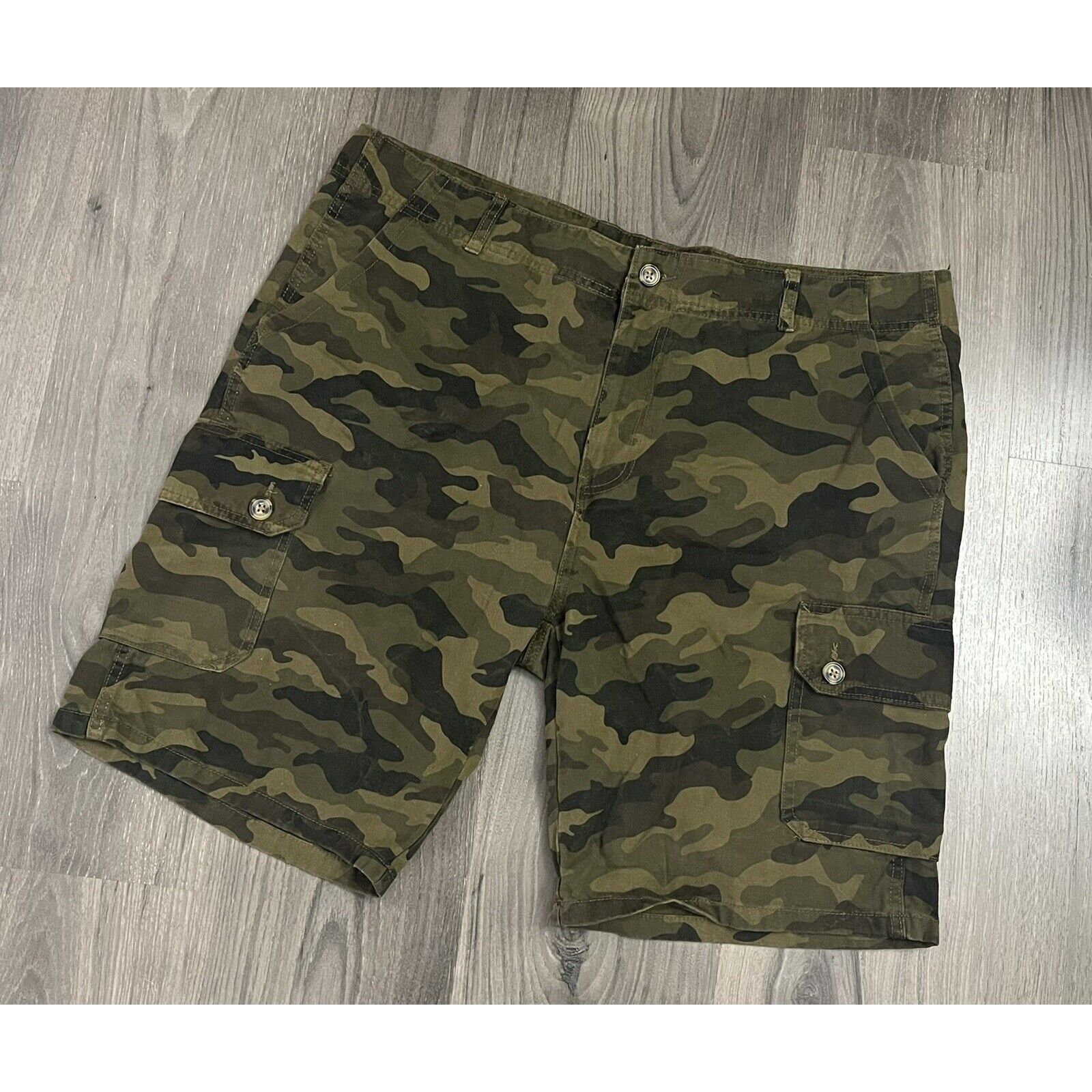 Bke BKE Cargo Shorts Mens Size 40 Original Camo Camouflage Grailed