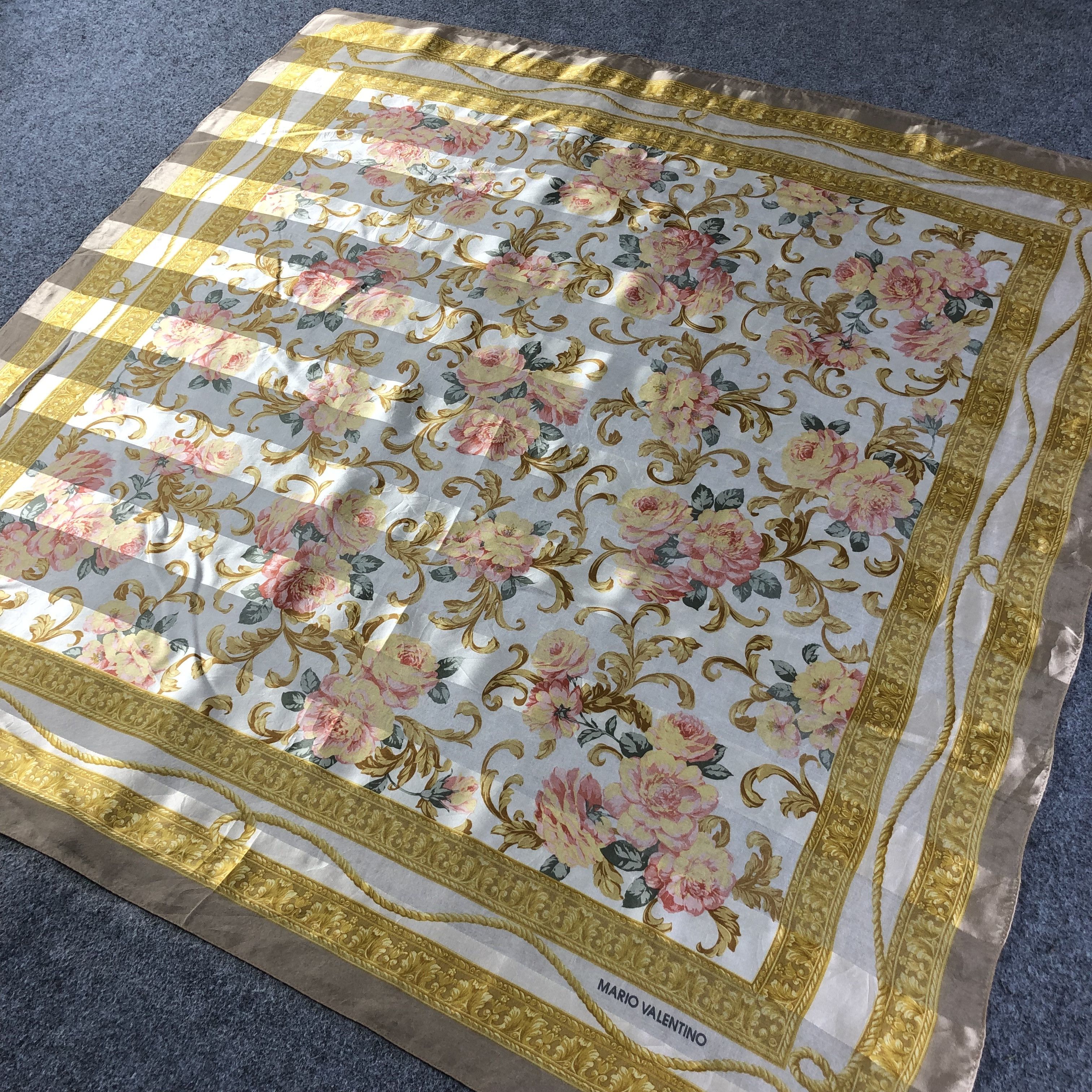 Mario Valentino Mario Valentino Luxury Silk Scarf M748 Size ONE SIZE - 2 Thumbnail