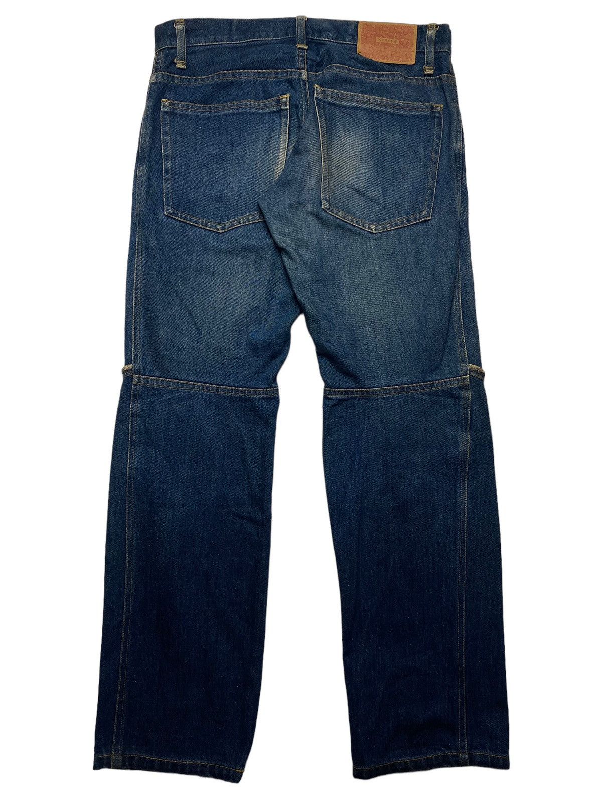 Christopher Nemeth 2000s Christopher Nemeth - Cowboy Denim Pants Size US 29 - 2 Thumbnail