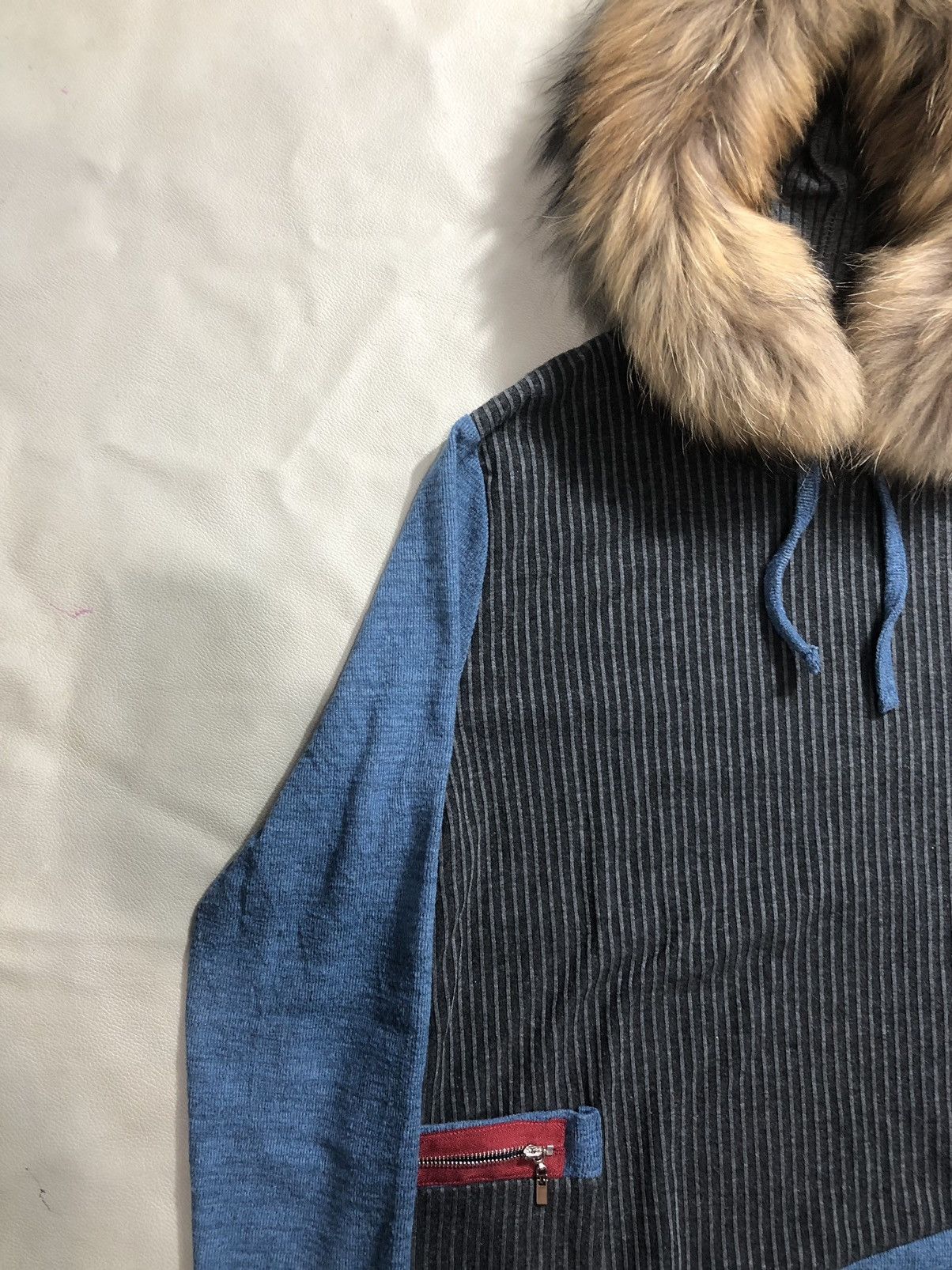 If Six Was Nine Japanese Fur Hoodie Stripe Ifsixwasnine LGB Style Size US L / EU 52-54 / 3 - 4 Thumbnail