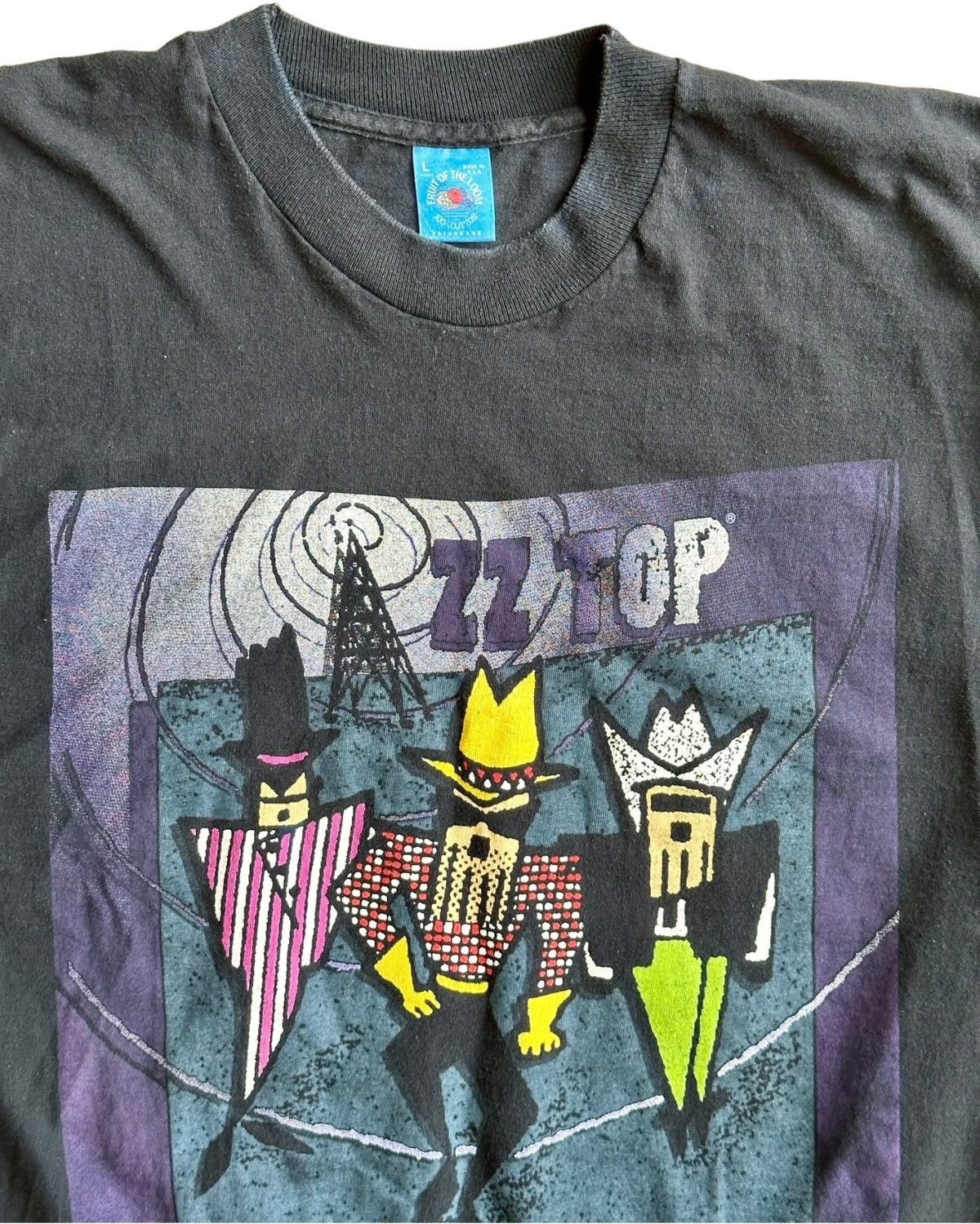 Band Tees × Vintage 1994 ZZ Top Antenna Tour Tee Size US L / EU 52-54 / 3 - 5 Thumbnail