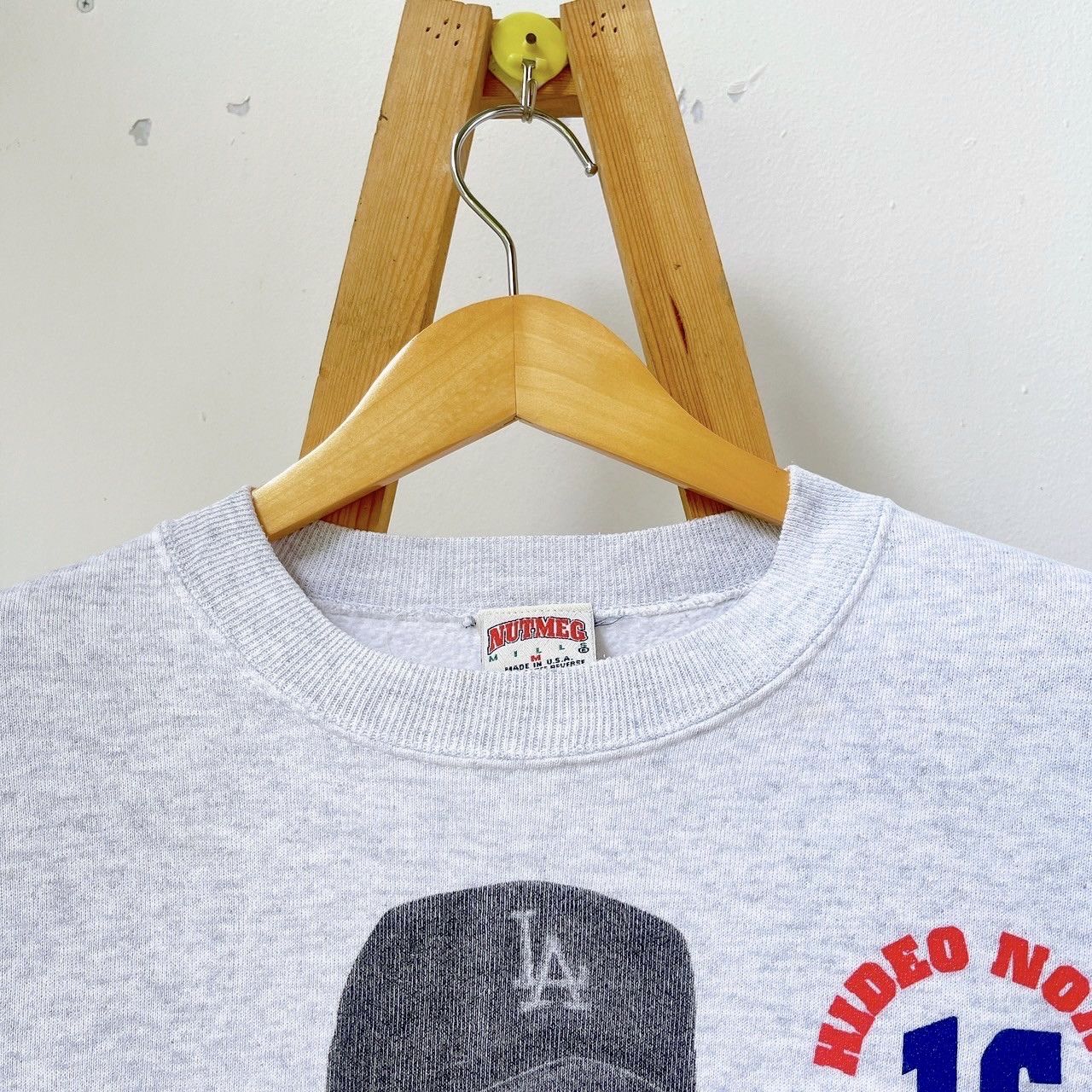 Nutmeg × Vintage 90s Hideo Nomo Los Angeles Dodgers player MLB sweatshirt/ M Size US M / EU 48-50 / 2 - 2 Thumbnail