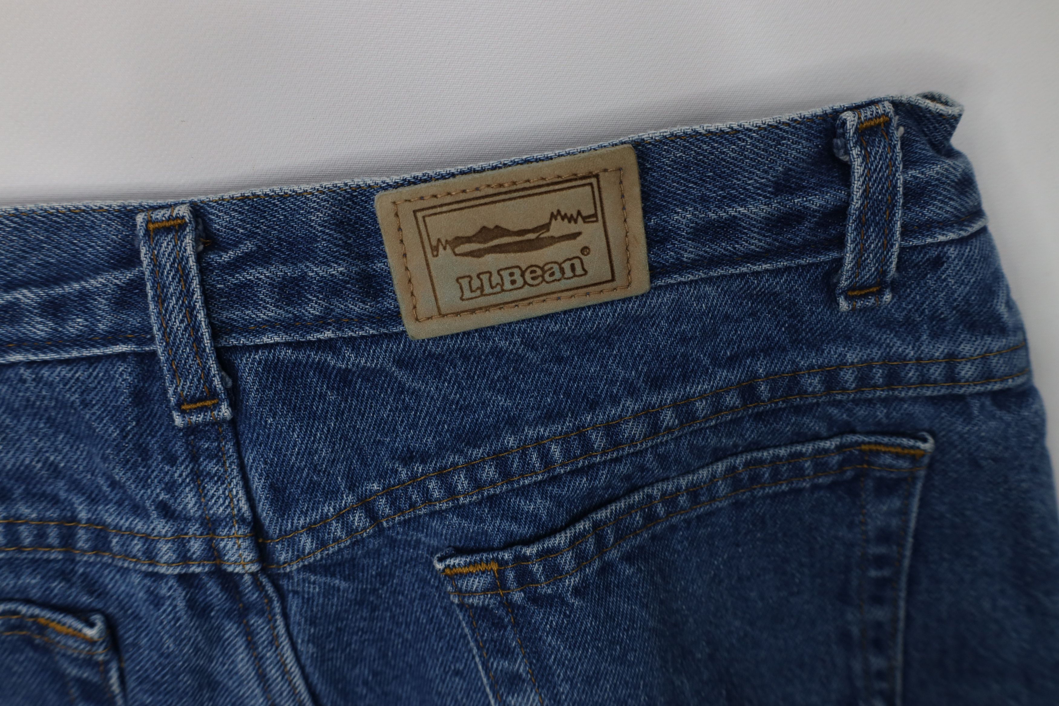 L.L. Bean Vintage 90s LL Bean Fleece Lined Tapered Leg Denim Jeans USA Size US 30 / EU 46 - 13 Thumbnail