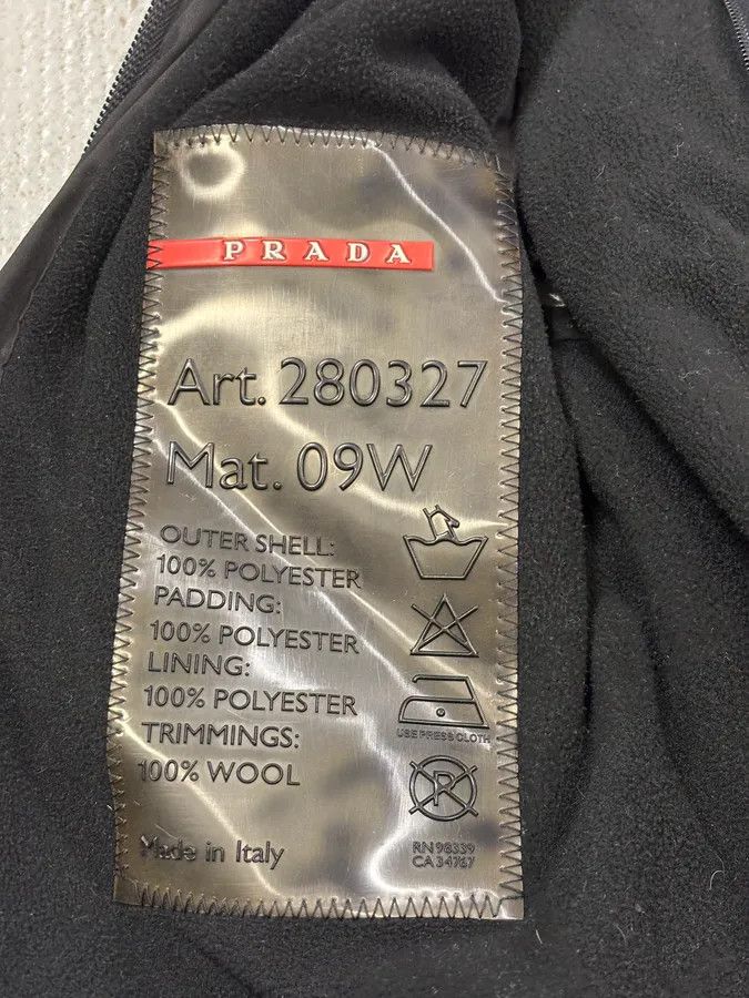 Prada 2000s Prada Black Classy Nylon Jacket Size US XS / EU 42 / 0 - 13 Thumbnail