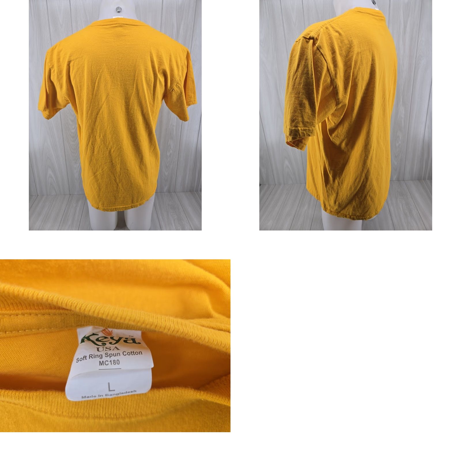Vintage Nashville Predators NHL Yellow T-shirt Large Night Men L Yellow Night 90s? Size US L / EU 52-54 / 3 - 8 Thumbnail