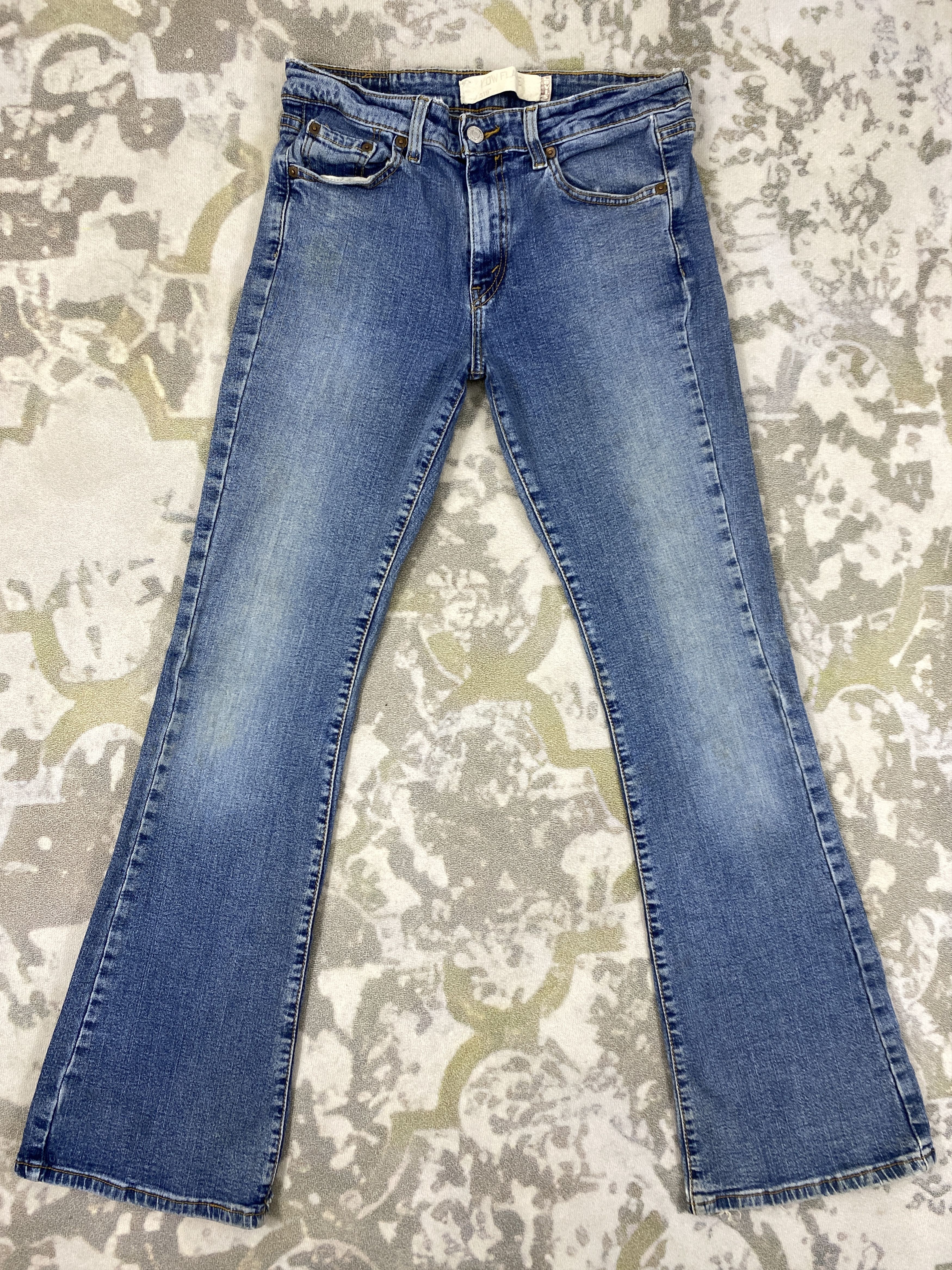 Japanese Brand Vintage Levi's 519 Low Flared Denim 30 x 31.5 -JN691 Size US 30 / EU 46 - 1 Thumbnail