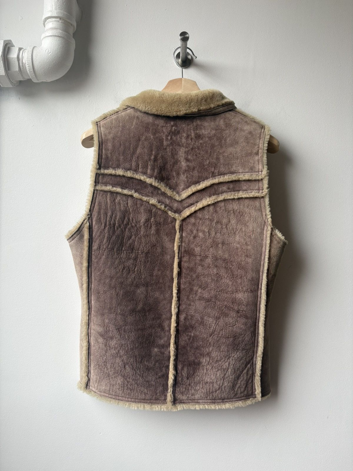 Number (N)ine Number Nine AW07 "LGM" Sheepskin Shearling Vest Size US M / EU 48-50 / 2 - 2 Thumbnail