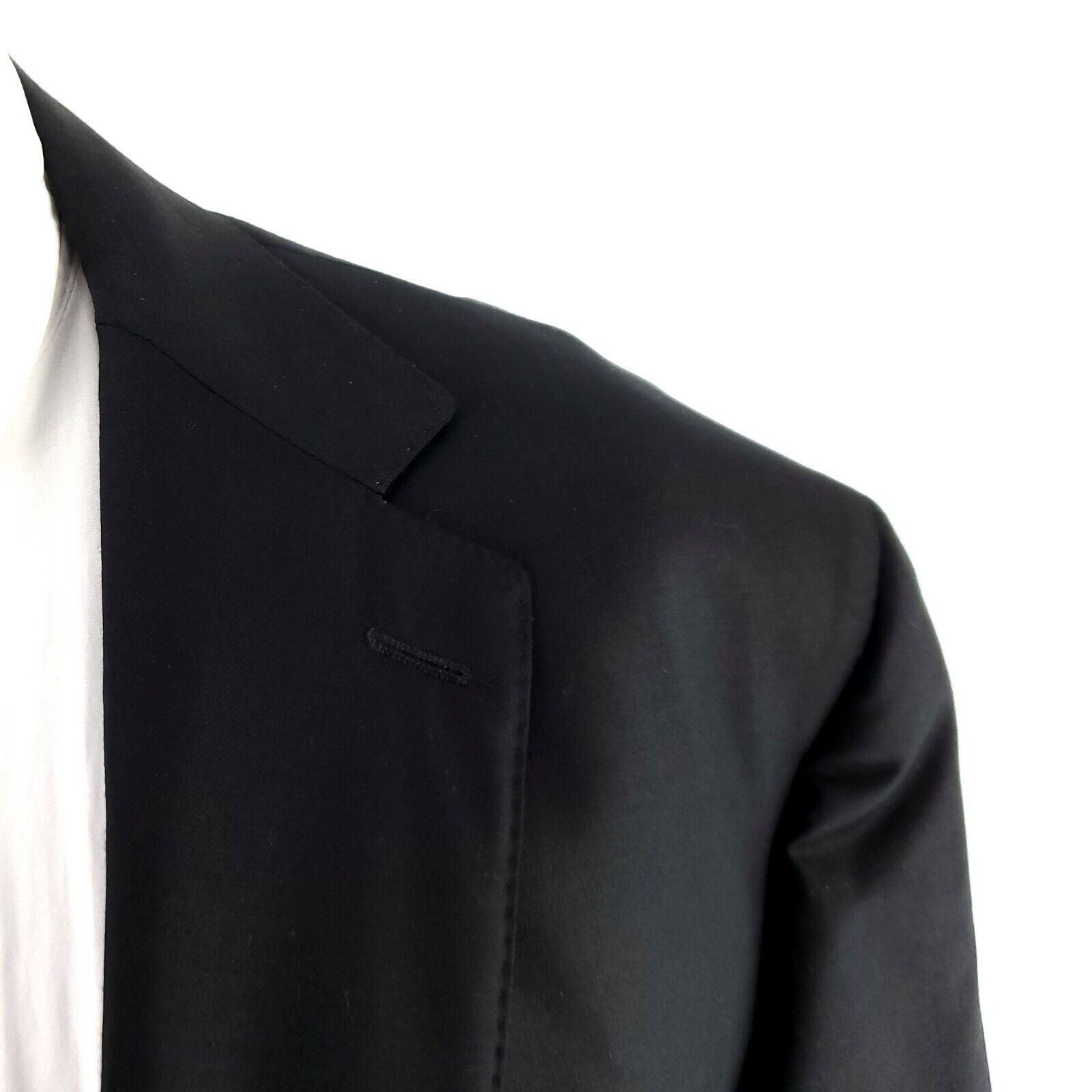 Designer Paul Betenly Lanificio Filarte Thomas Wool 2 Button Blazer 4 Size 44R - 2 Thumbnail