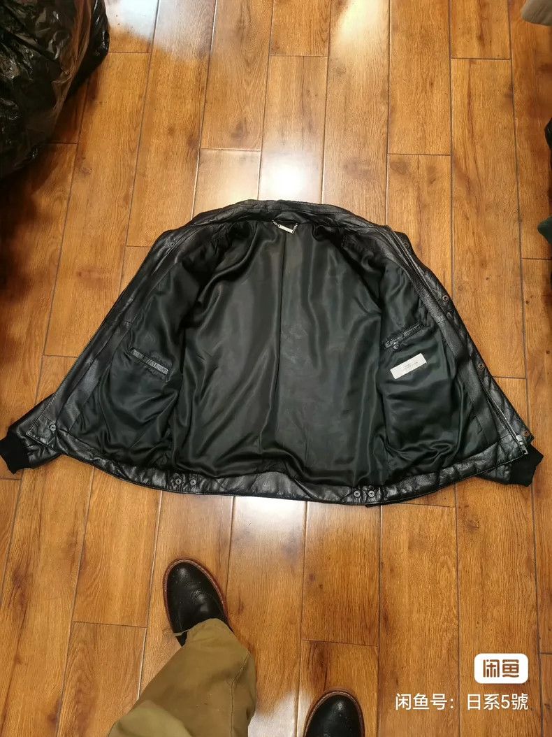 Versace Versace Black Pana lambskin heavy work willow nail men's l Size US L / EU 52-54 / 3 - 3 Thumbnail