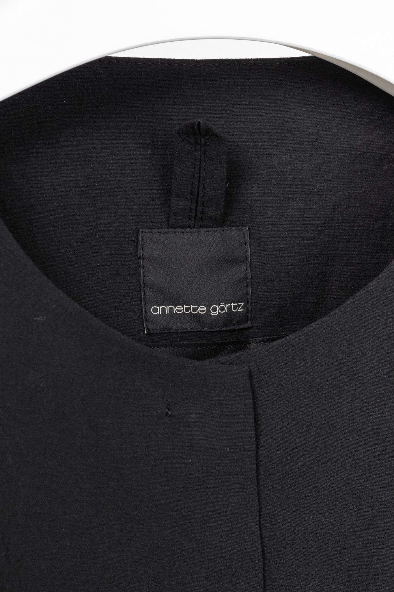Annette Gortz Annette Gortz SS/20 Evox Nero Cotton Snap-Off Jacket Size S / US 4 / IT 40 - 5 Thumbnail