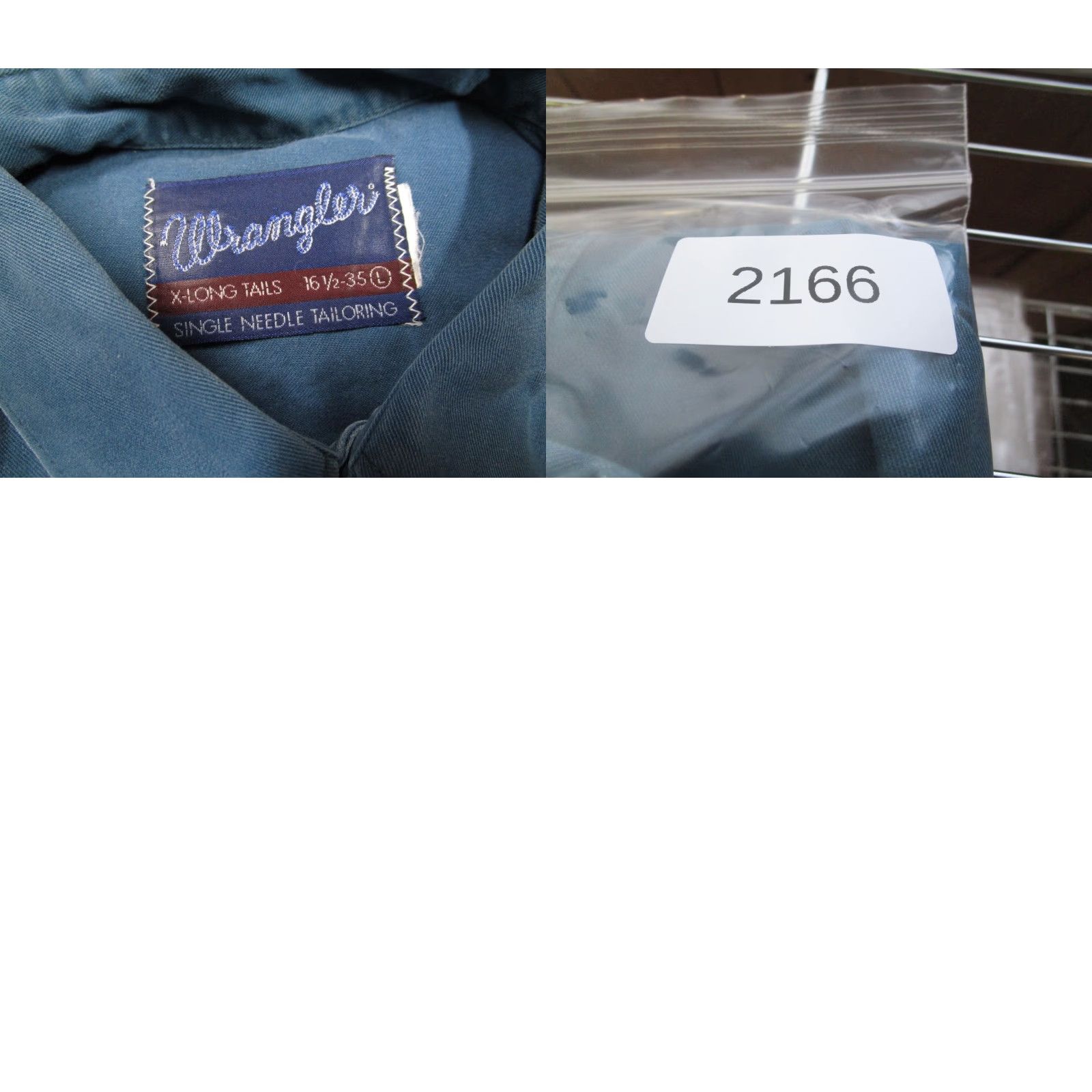 Wrangler VINTAGE Wrangler Shirt Men L Blue Twill Western Long Sleeve USA 90s Button-Up Size US L / EU 52-54 / 3 - 8 Thumbnail