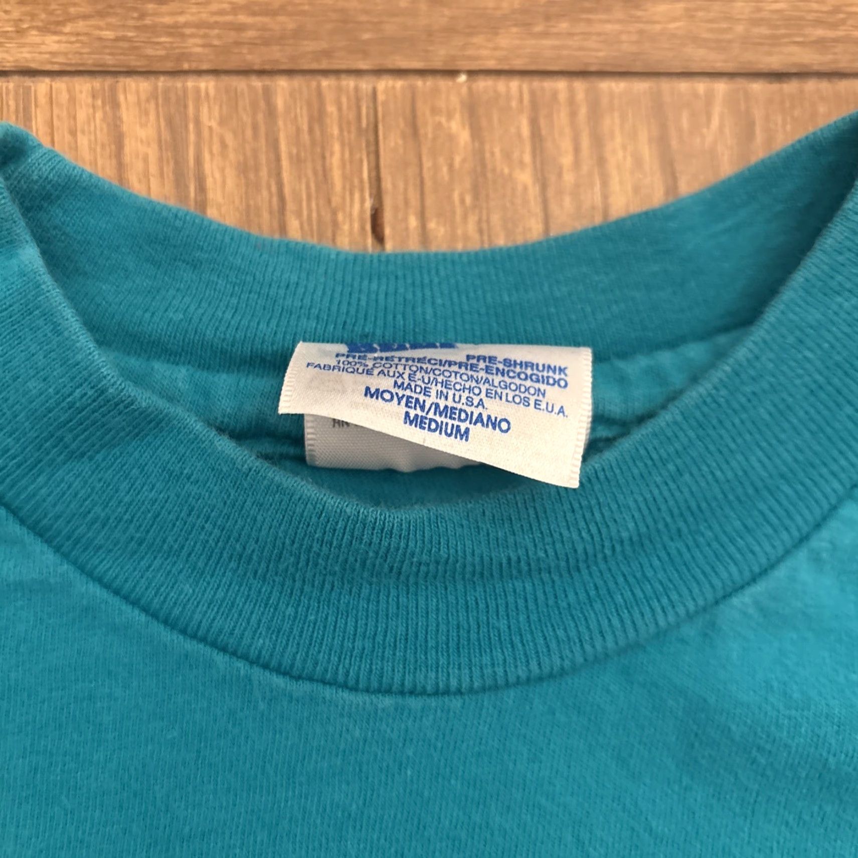 Hanes VINTAGE The Salty Dog Cafe T Shirt Teal Size M Hanes Dog Stitch Mens Teal 1989 Hilton Head Island Single Stitch Size US M / EU 48-50 / 2 - 3 Thumbnail