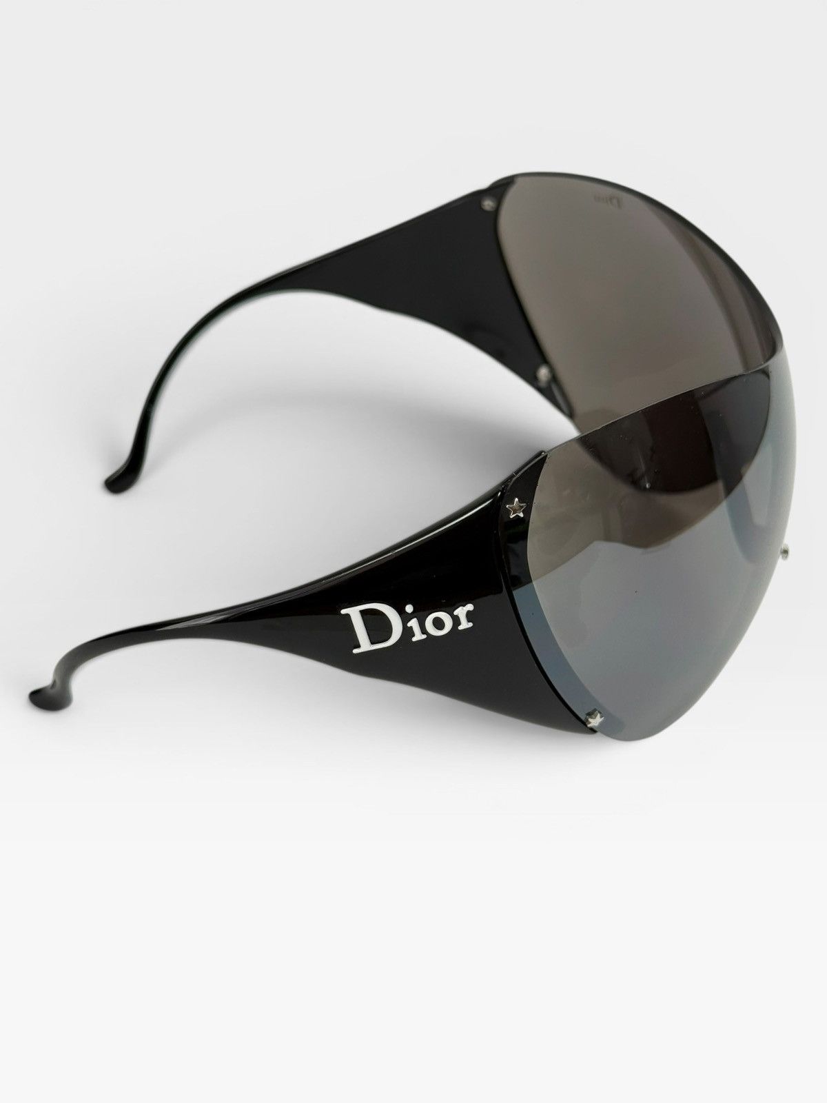 Dior ICONIC DIOR FACEMASK SUNGLASSES IN BLACK Size ONE SIZE - 4 Thumbnail