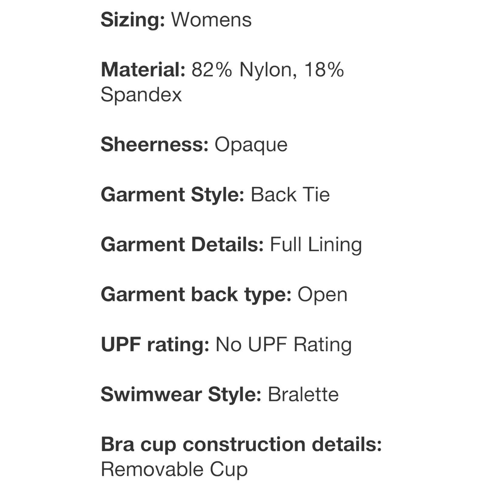 Other Wild Fable - Women's Beaded Macrame Bandeau Bikini Top - Bl Size ONE SIZE - 7 Thumbnail