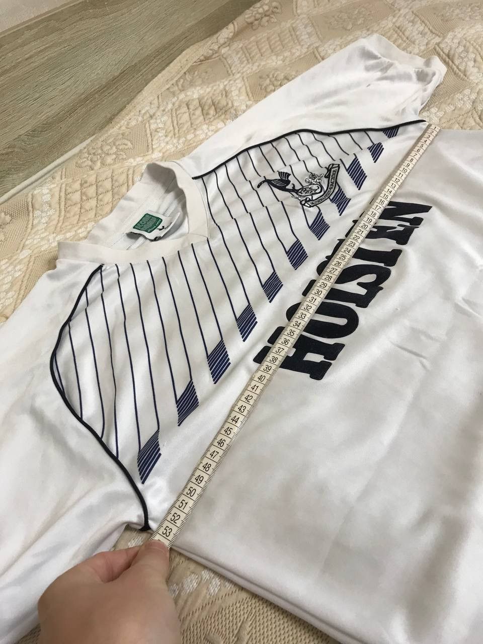Vintage 🔥 Tottenham Hotspur 1986 1987 Retro Score Draw Jersey Shirt Size US L / EU 52-54 / 3 - 14 Thumbnail