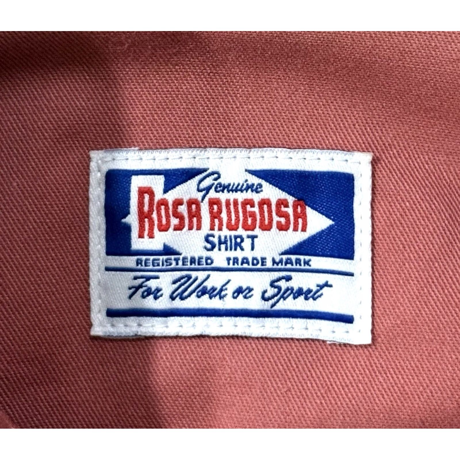 Vintage Rosa Rugosa Men’s Gwynne Long Sleeve Shirt M Dusty Rose Workwear Button-Up Size US M / EU 48-50 / 2 - 7 Thumbnail