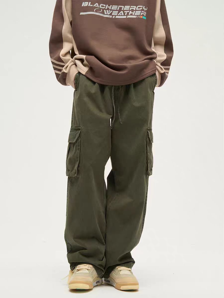 Japanese Brand × Vintage Japanese style slouchy drop casual trousers Size US 34 / EU 50 - 1 Thumbnail