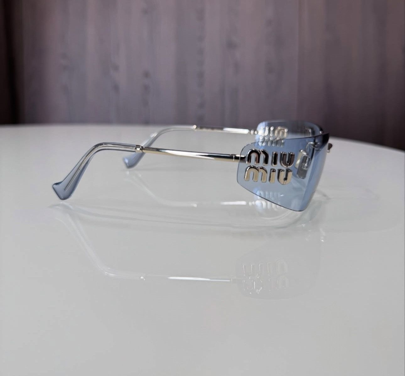Miu Miu × Vintage NEW Miu Miu sunglasses MU A51S ZVN10P Size ONE SIZE - 4 Thumbnail