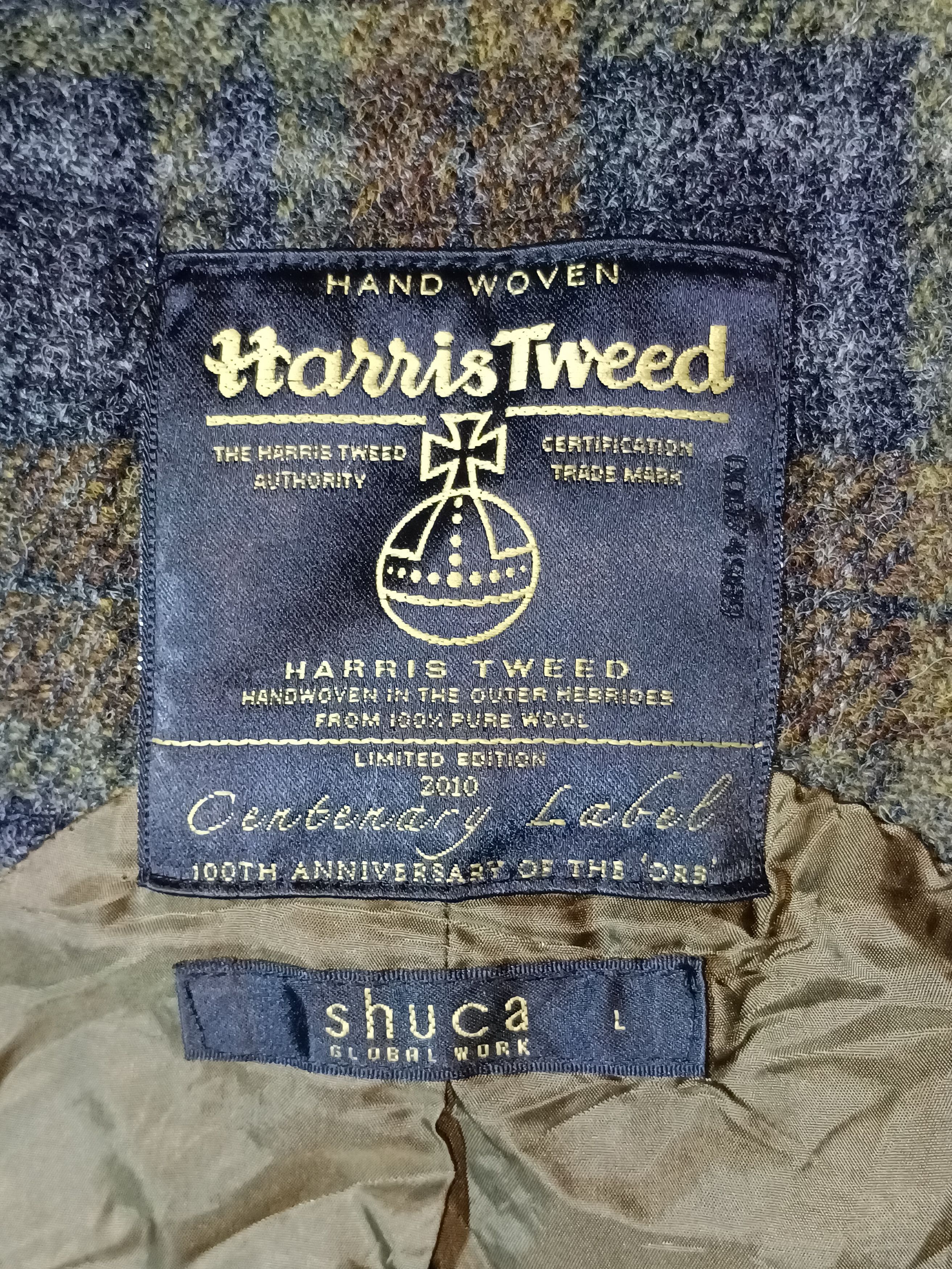 Harris Tweed × Vintage Harris Tweed Limited Edition 100TH Anniversary Vest Jacket Size US L / EU 52-54 / 3 - 5 Thumbnail
