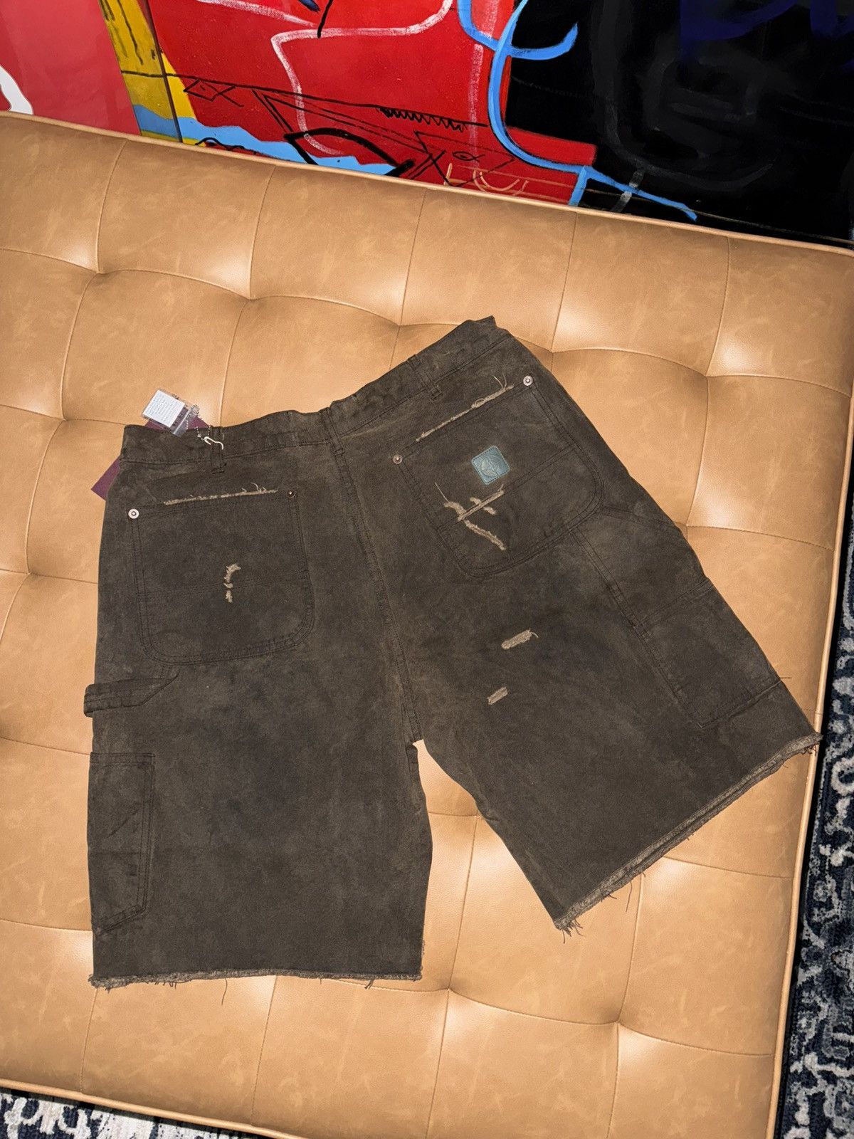Paly Hollywood Sinned 4 nothing waxed canvas shorts Size US 34 / EU 50 - 4 Thumbnail