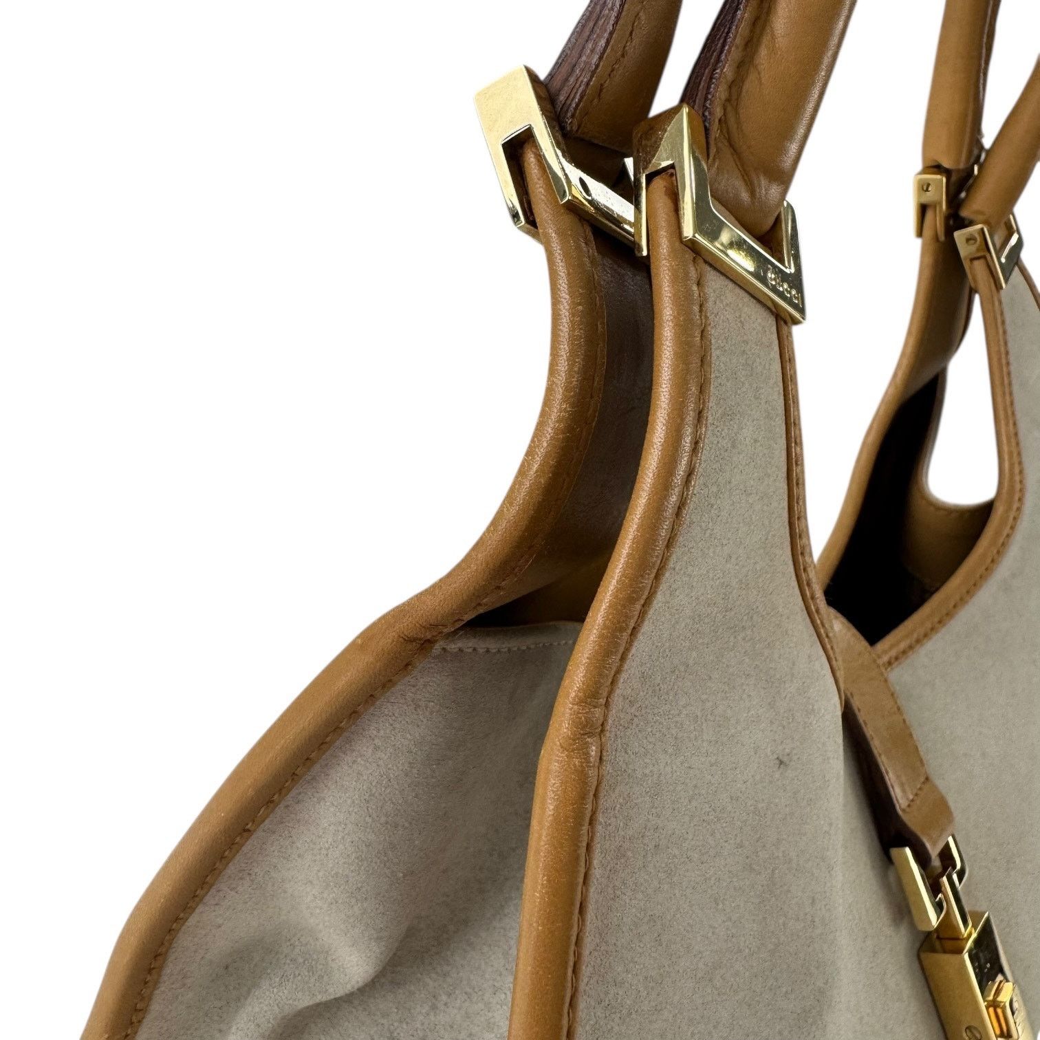Gucci Gucci Bardot Suede Shoulder Bag Size ONE SIZE - 15 Thumbnail