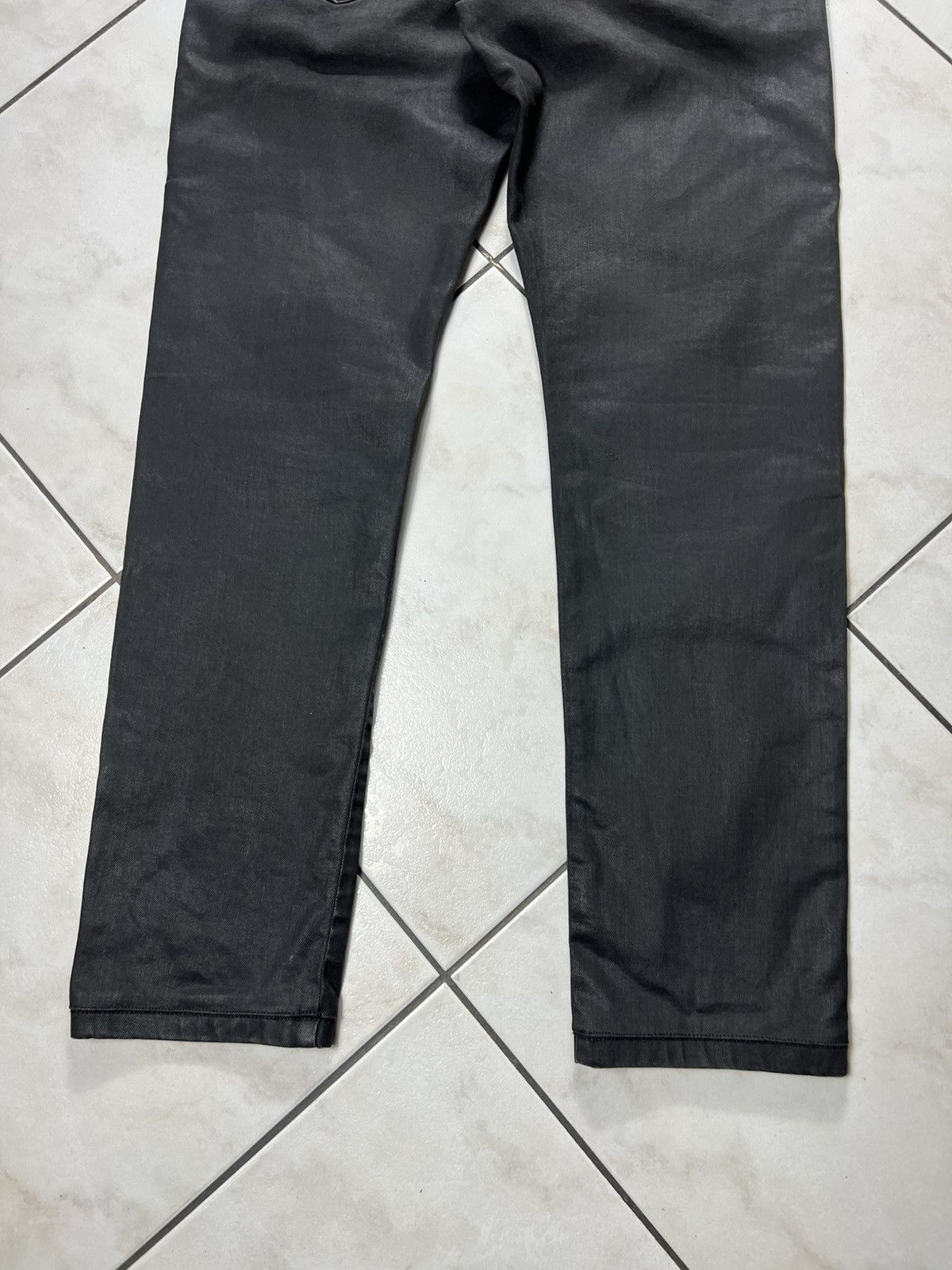 Belstaff Belstaff England waxed motorcycle slim fit pants with pocket Size US 33 - 14 Thumbnail