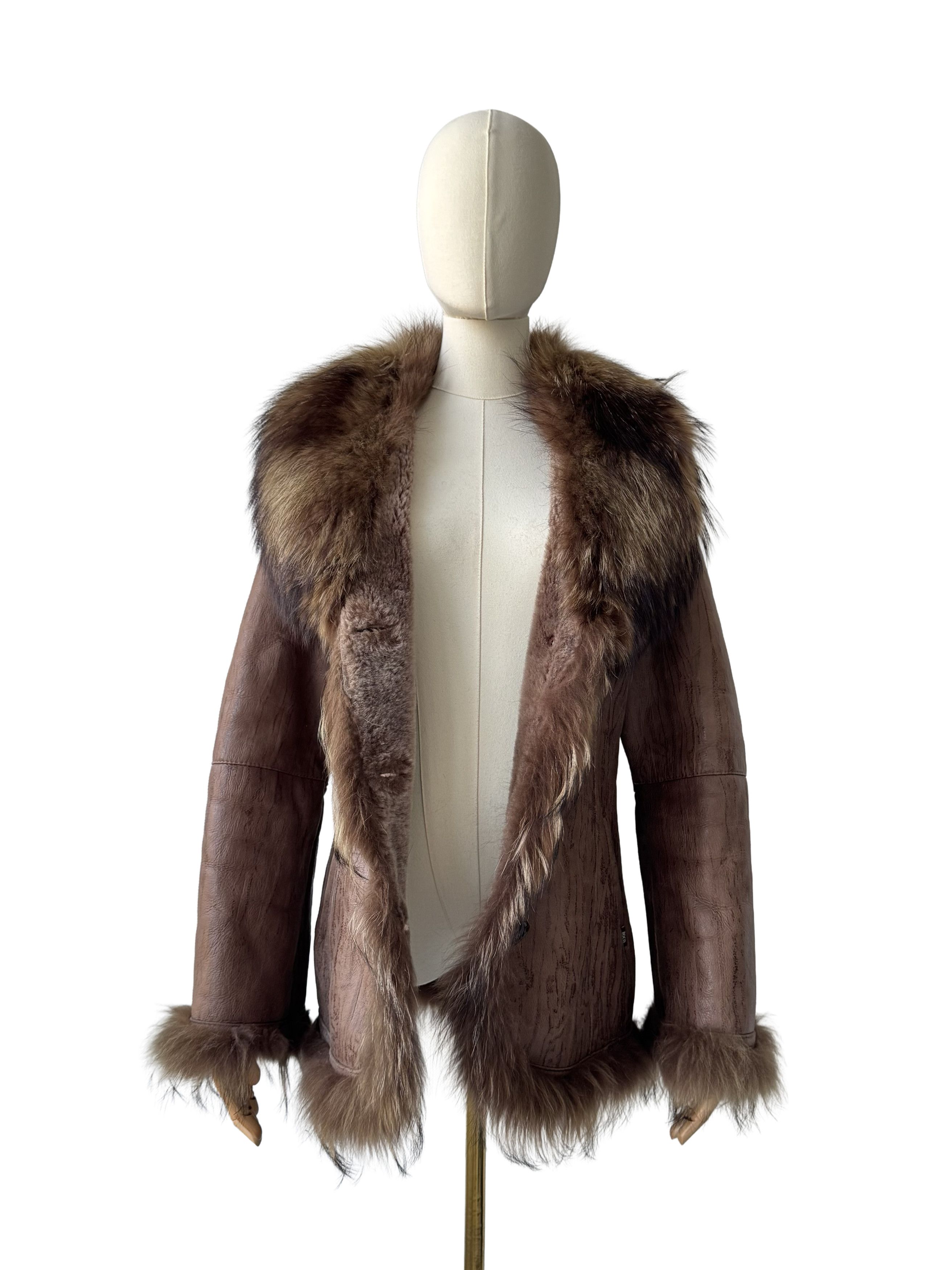 Vintage Vintage Real Lambskin Coat Size S / US 4 / IT 40 - 3 Thumbnail