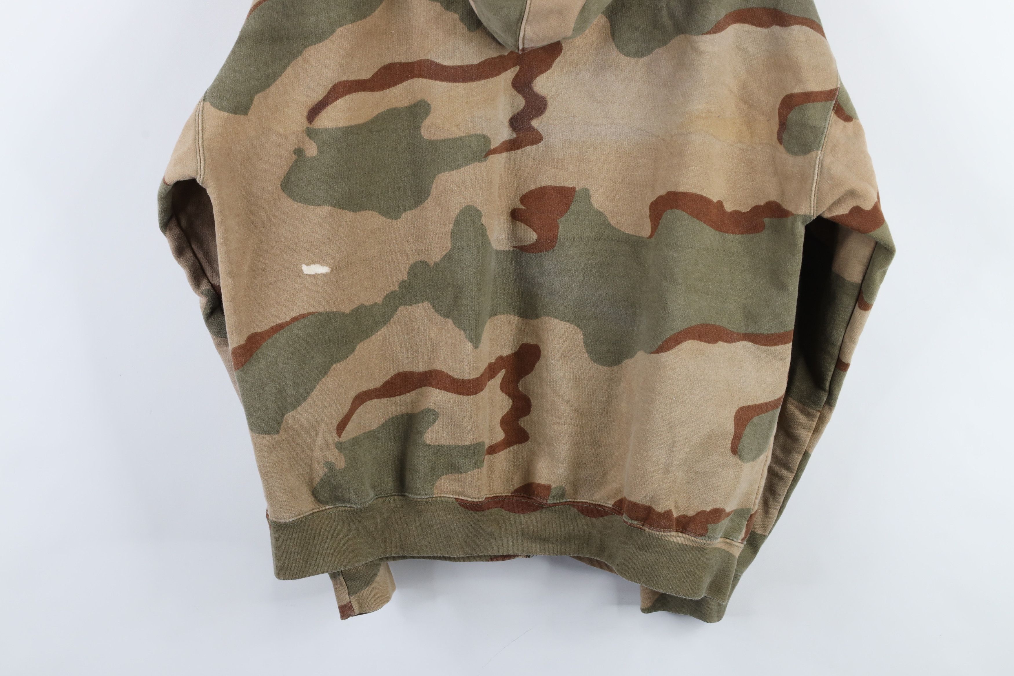 Vintage Vintage 90s Streetwear Camouflage Full Zip Hoodie Sweatshirt Size US M / EU 48-50 / 2 - 16 Thumbnail