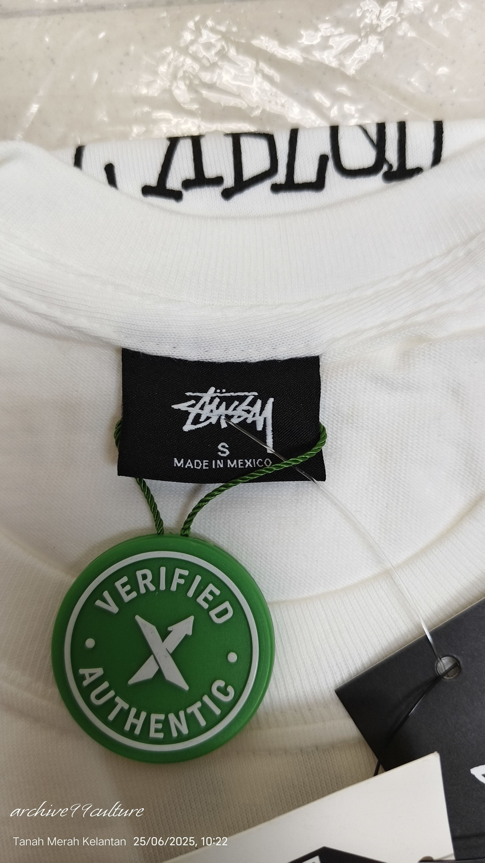Off-White Fw20 Stussy Virgil Abloh 40th Anniversary World Tour Tee Size US S / EU 44-46 / 1 - 3 Thumbnail
