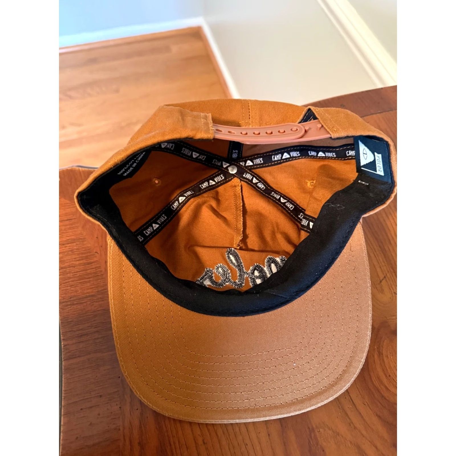 Poler Poler Summit Camp Vibes Trucker Snap Back Outdoor Black Hat/Cap Size ONE SIZE - 4 Thumbnail