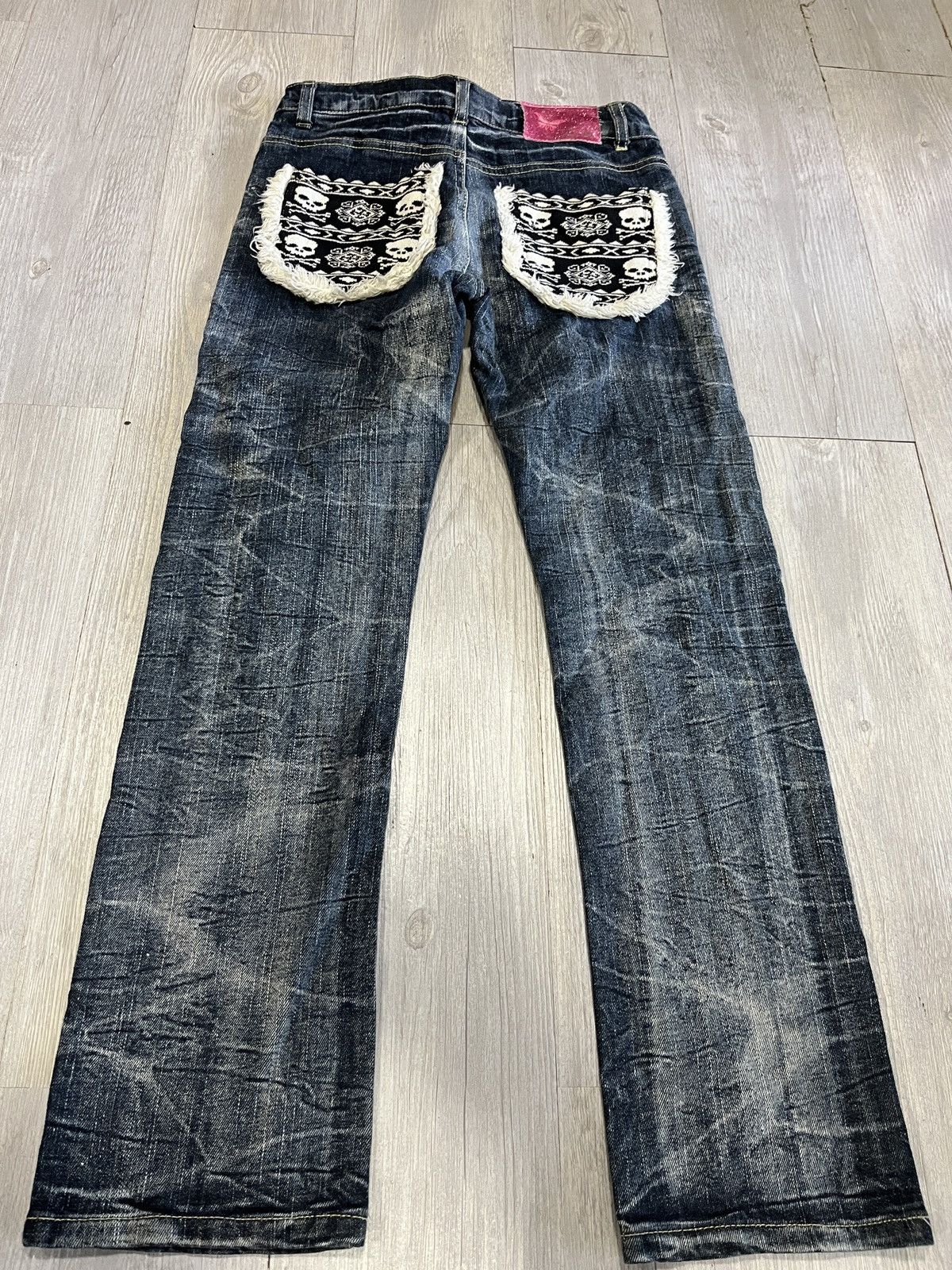 Skull Jeans by an Alchemist RARE VINTAGE Japanese Brand Jeans Size 27" / US 4 / IT 40 - 1 Thumbnail