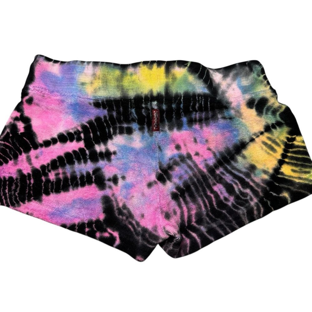 Hard Tail Hard Tail Girls Terry Cloth Tie Dye Cotton Shorts Size XL(1 Size 24" / US 00 / IT 34 - 2 Thumbnail