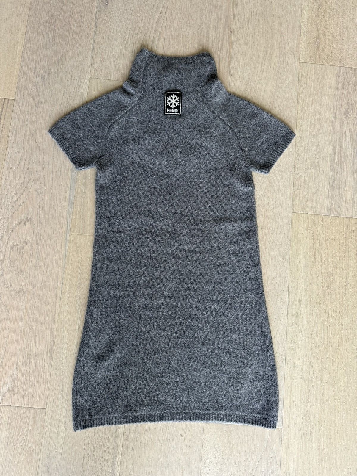 Fendi FENDI Wool Winter Knit Mini Dress Size S / US 4 / IT 40 - 5 Thumbnail