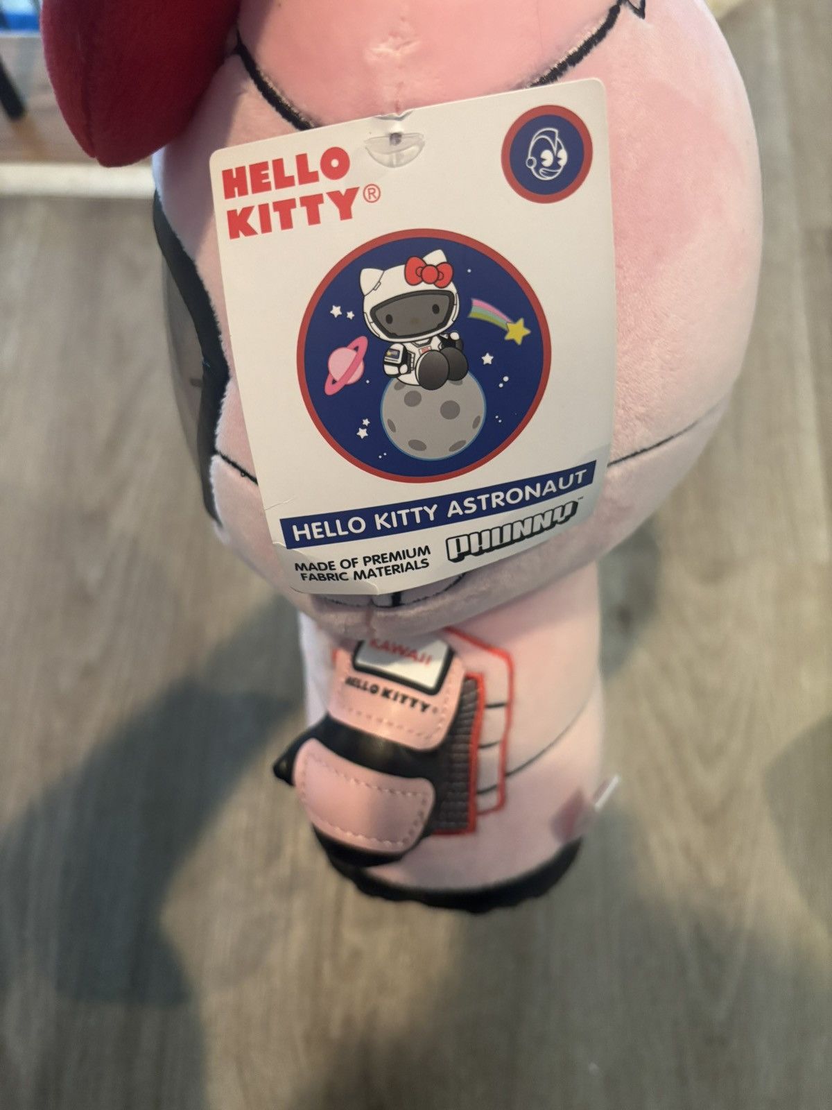 Kid Robot Kidrobot Sanrio Hello Kitty Light Pink Astronaut 13" Plush Size ONE SIZE - 2 Thumbnail