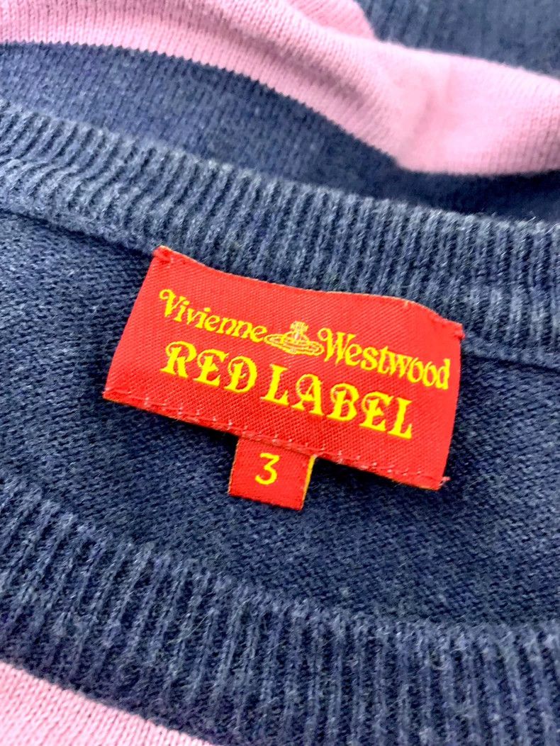 Vivienne Westwood Vivienne Westwood size3 Pink striped knit sweater Size M / US 6-8 / IT 42-44 - 8 Thumbnail