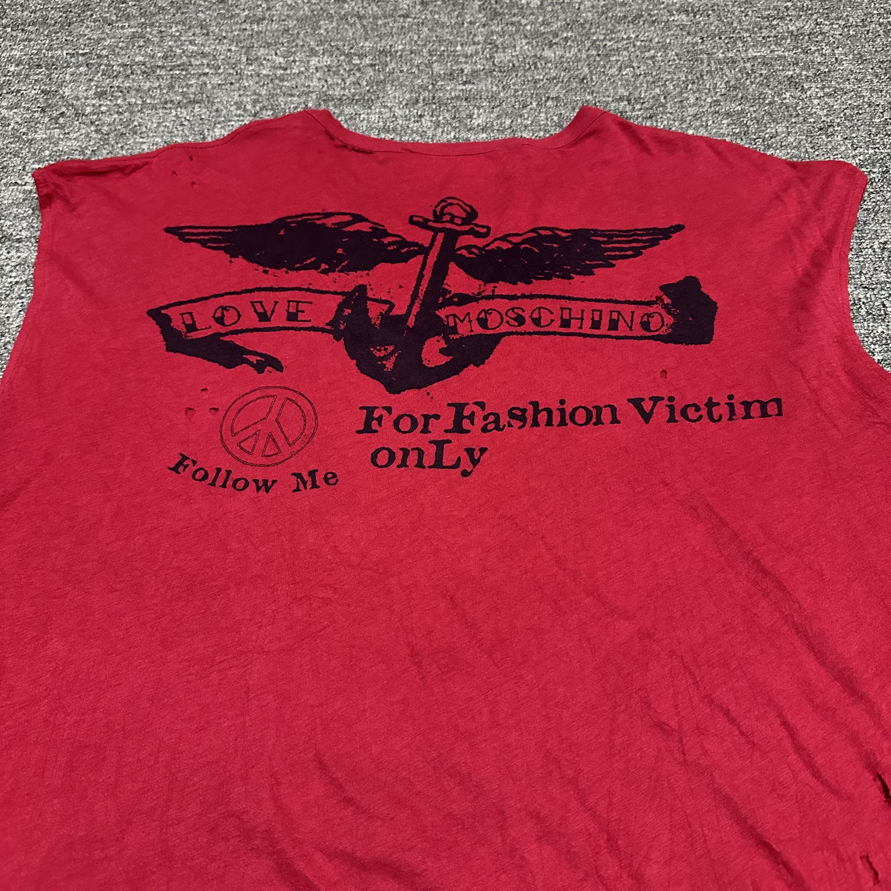 Designer × If Six Was Nine × Love Moschino Vintage Love Moschino Distressed Sleeve Size M / US 6-8 / IT 42-44 - 2 Thumbnail