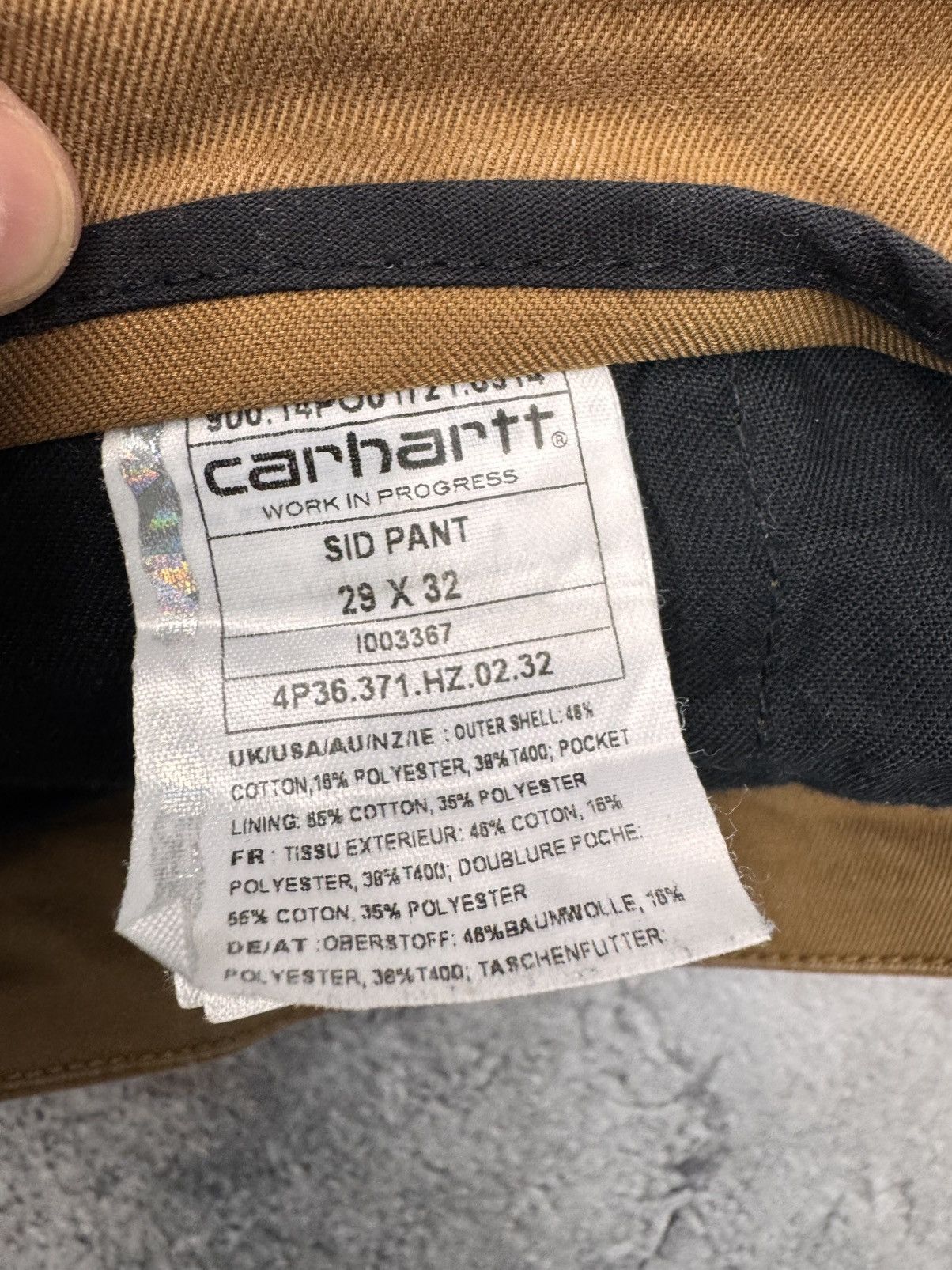 Carhartt Carhartt Men Denim Pants Brown Size 29 Size US 29 - 7 Thumbnail