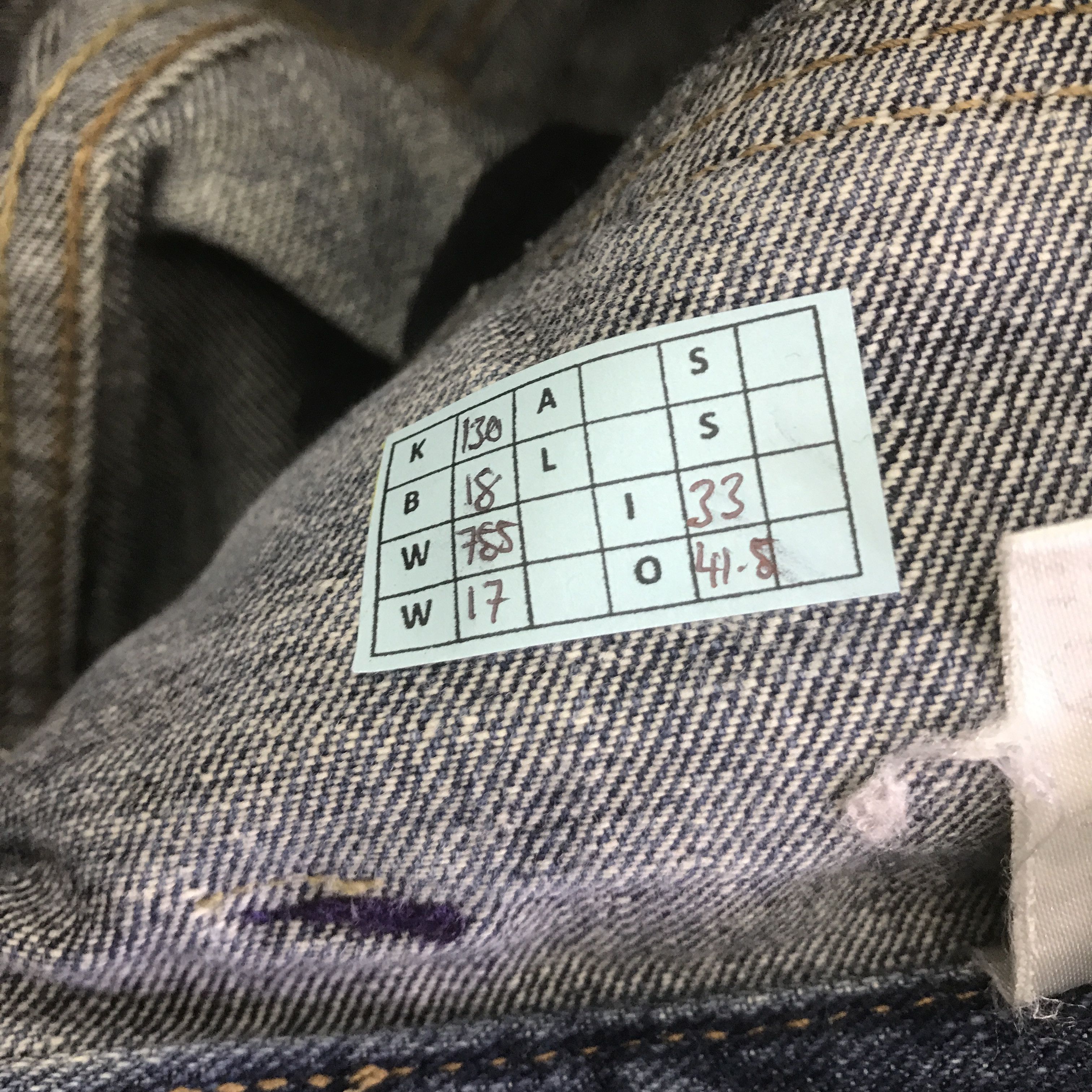 Japanese Brand DOUBLE WAIST EXPLOSION DENIM PANTS K130B18 Size US 34 / EU 50 - 18 Thumbnail