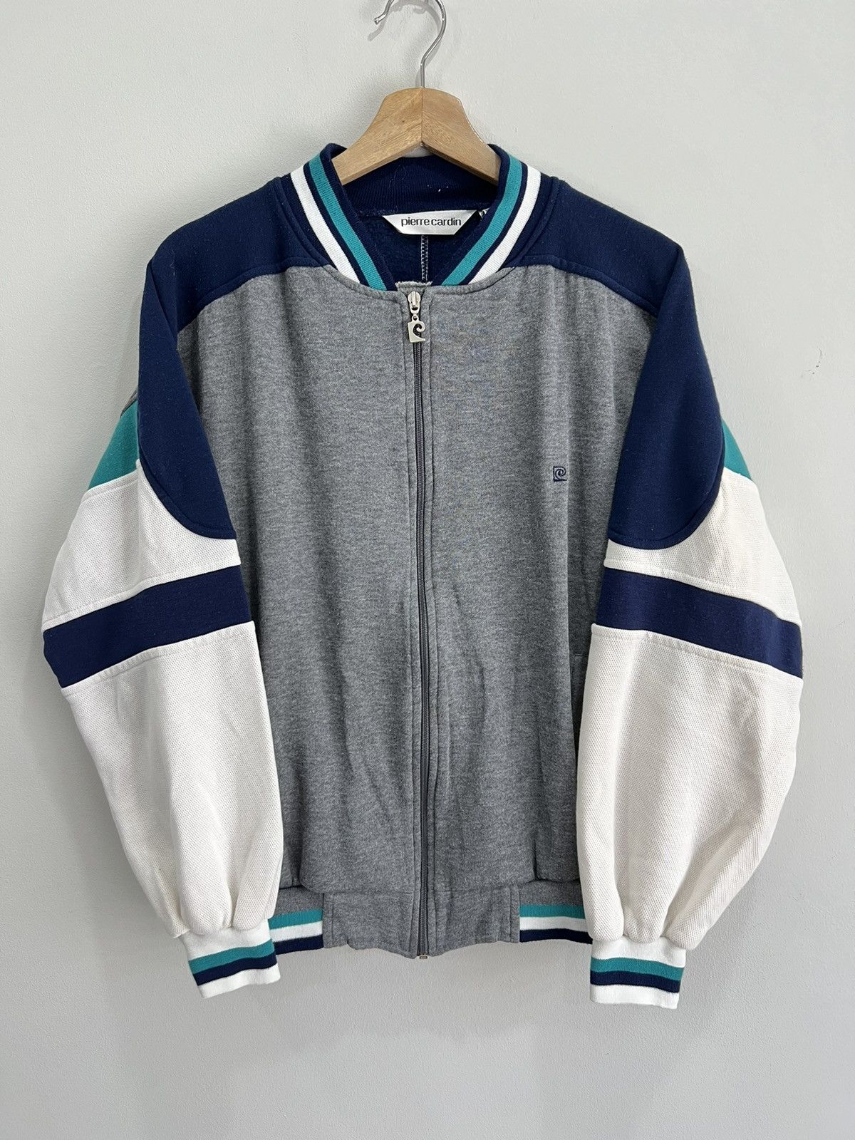 Pierre Cardin Vintage Pierre Cardin Track Top Zip up sweater Size US L / EU 52-54 / 3 - 1 Thumbnail