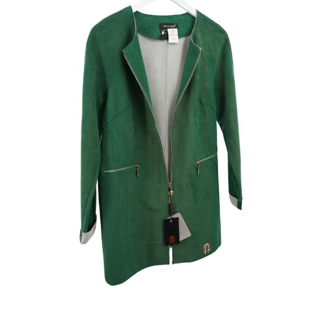 Roberto Cavalli NWT Roberto Cavelli Suede Jacket Emerald Size S Size S / US 4 / IT 40 - 4 Thumbnail