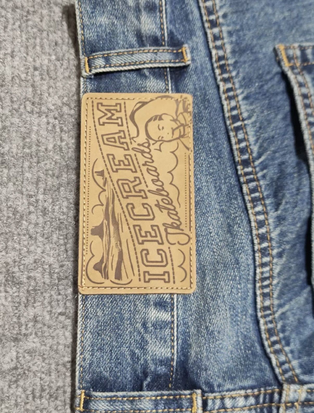 Billionaire Boys Club Washed Blue Flying Dog Jeans Billionaire Boys Club Size US 34 / EU 50 - 4 Thumbnail