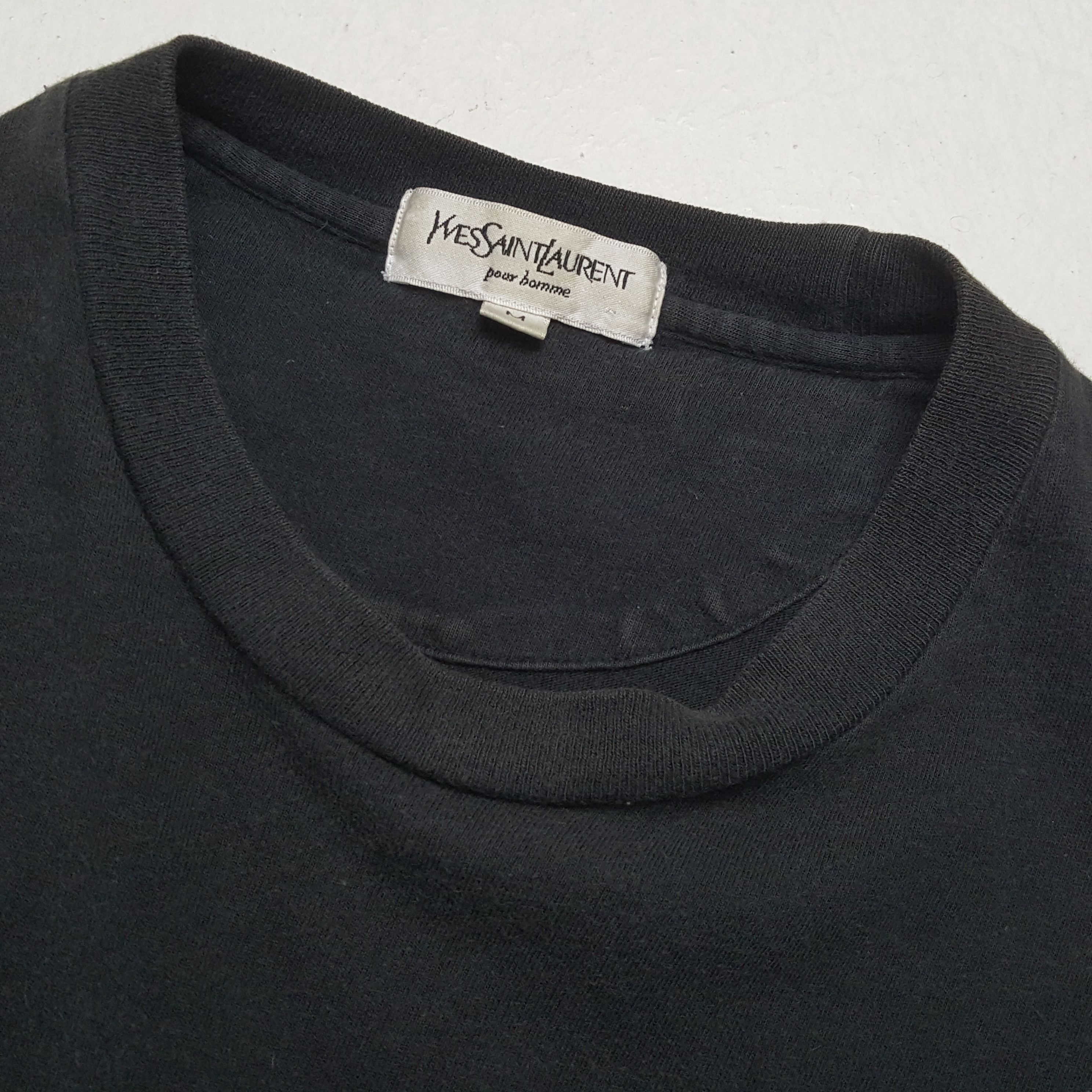 Vintage × Yves Saint Laurent Vintage YVES SAINT LAURENT Italian Fashion Brand T-Shirts Size US M / EU 48-50 / 2 - 7 Thumbnail