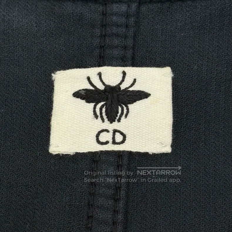 Dior Dior Dark blue bee logo corduroy jacket Size XS / US 0-2 / IT 36-38 - 5 Thumbnail
